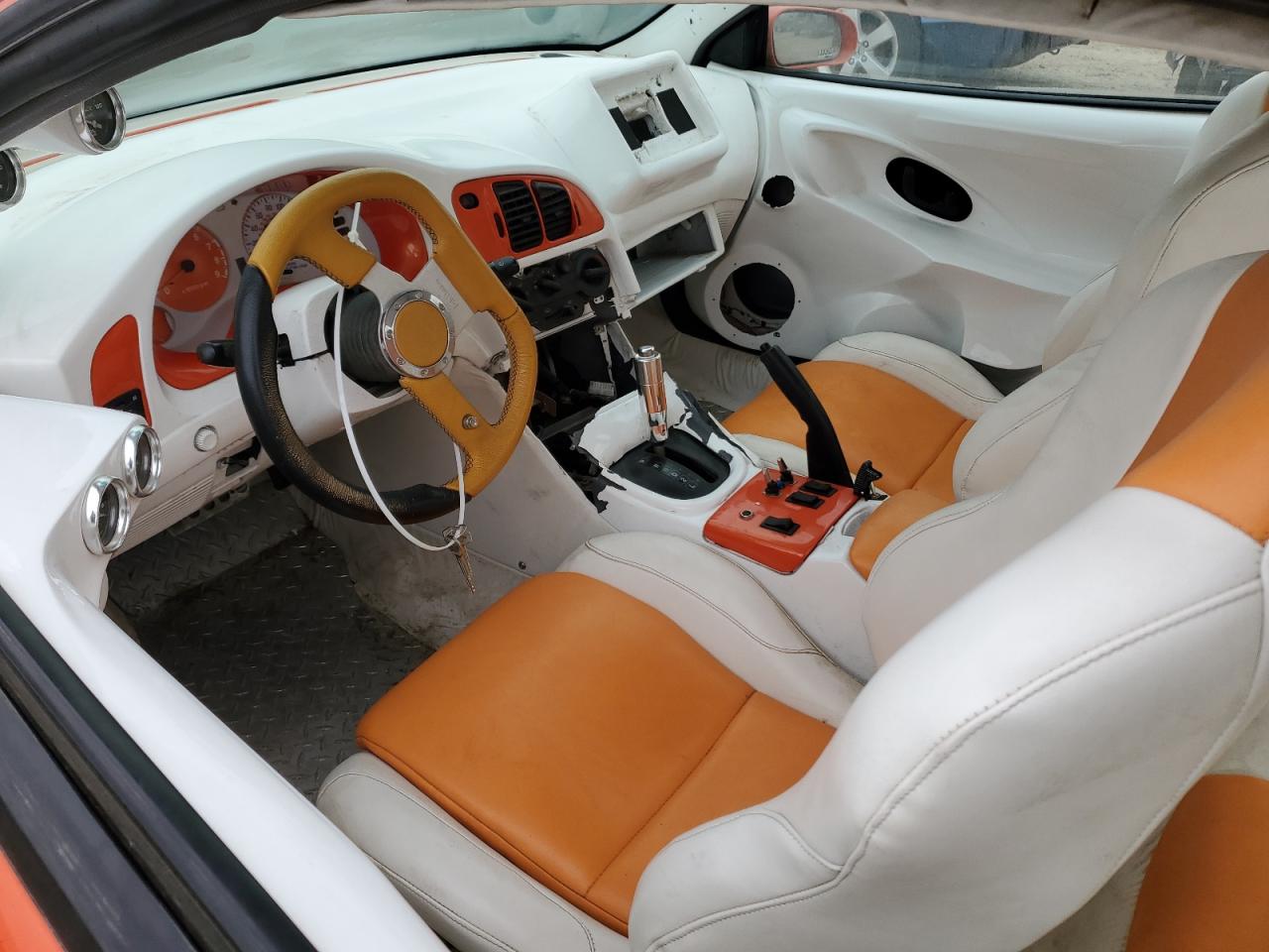 1997 Mitsubishi Eclipse Gs Orange vin: 4A3AK44Y5VE023397