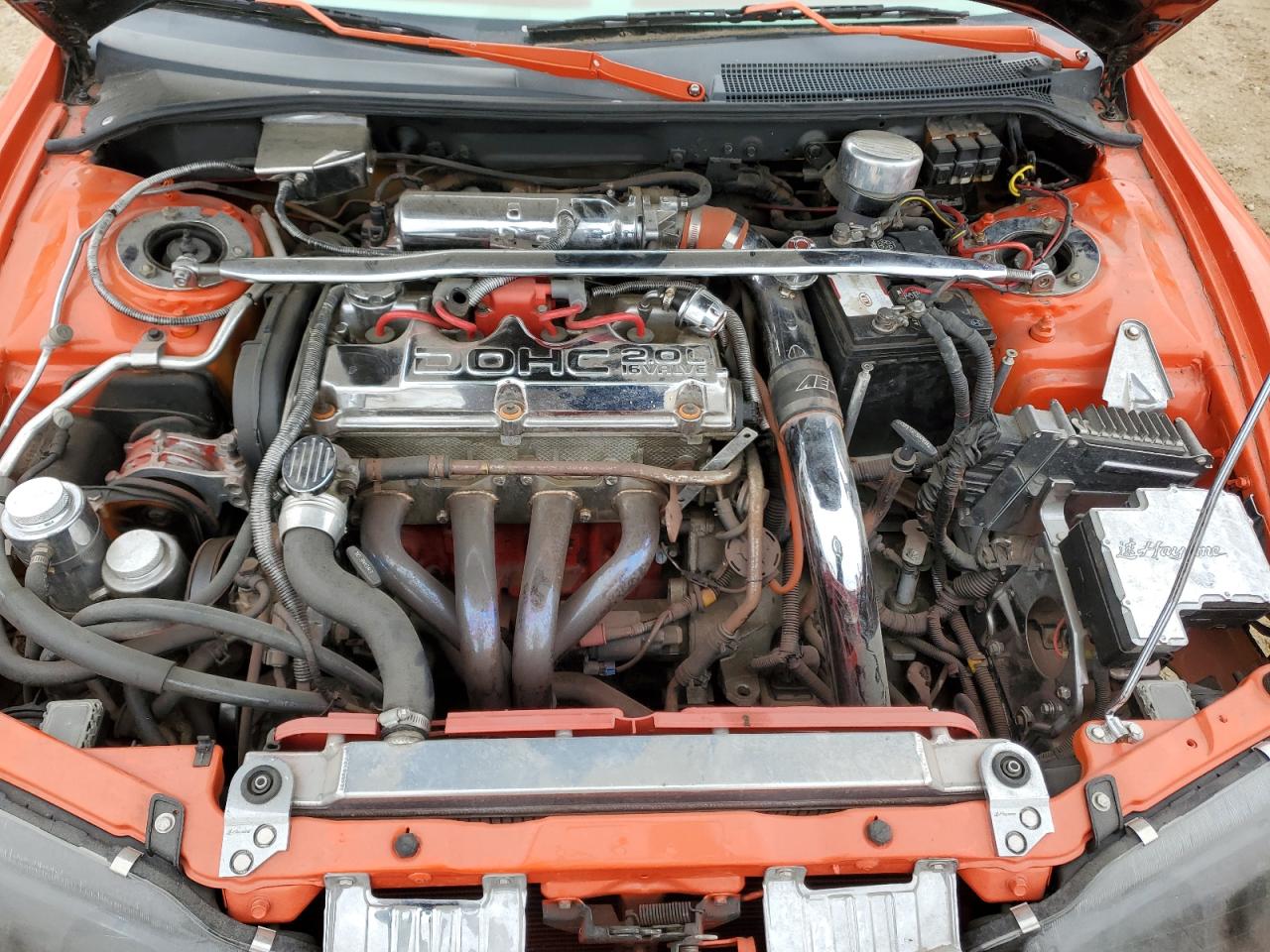 1997 Mitsubishi Eclipse Gs Orange vin: 4A3AK44Y5VE023397
