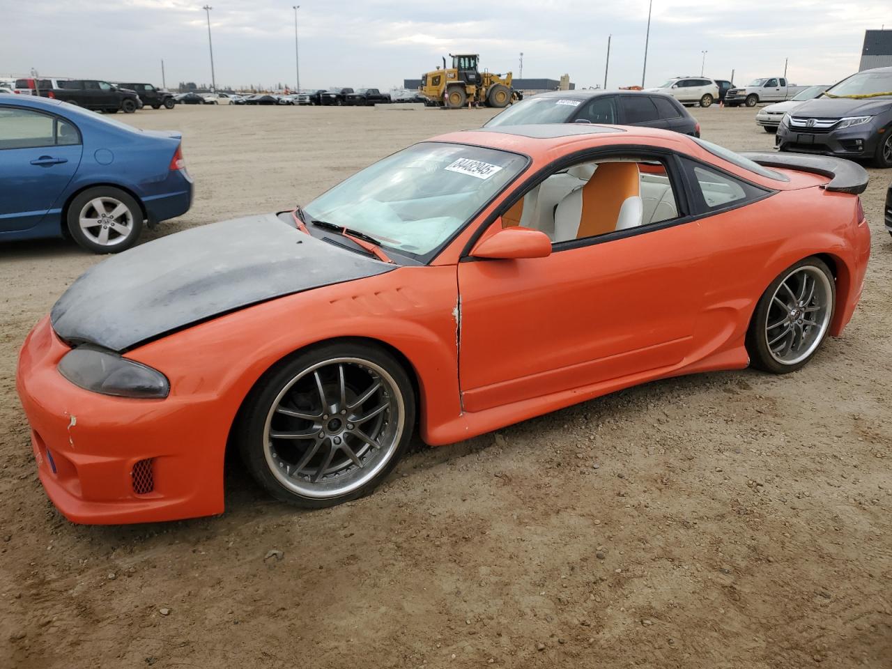1997 Mitsubishi Eclipse Gs Orange vin: 4A3AK44Y5VE023397