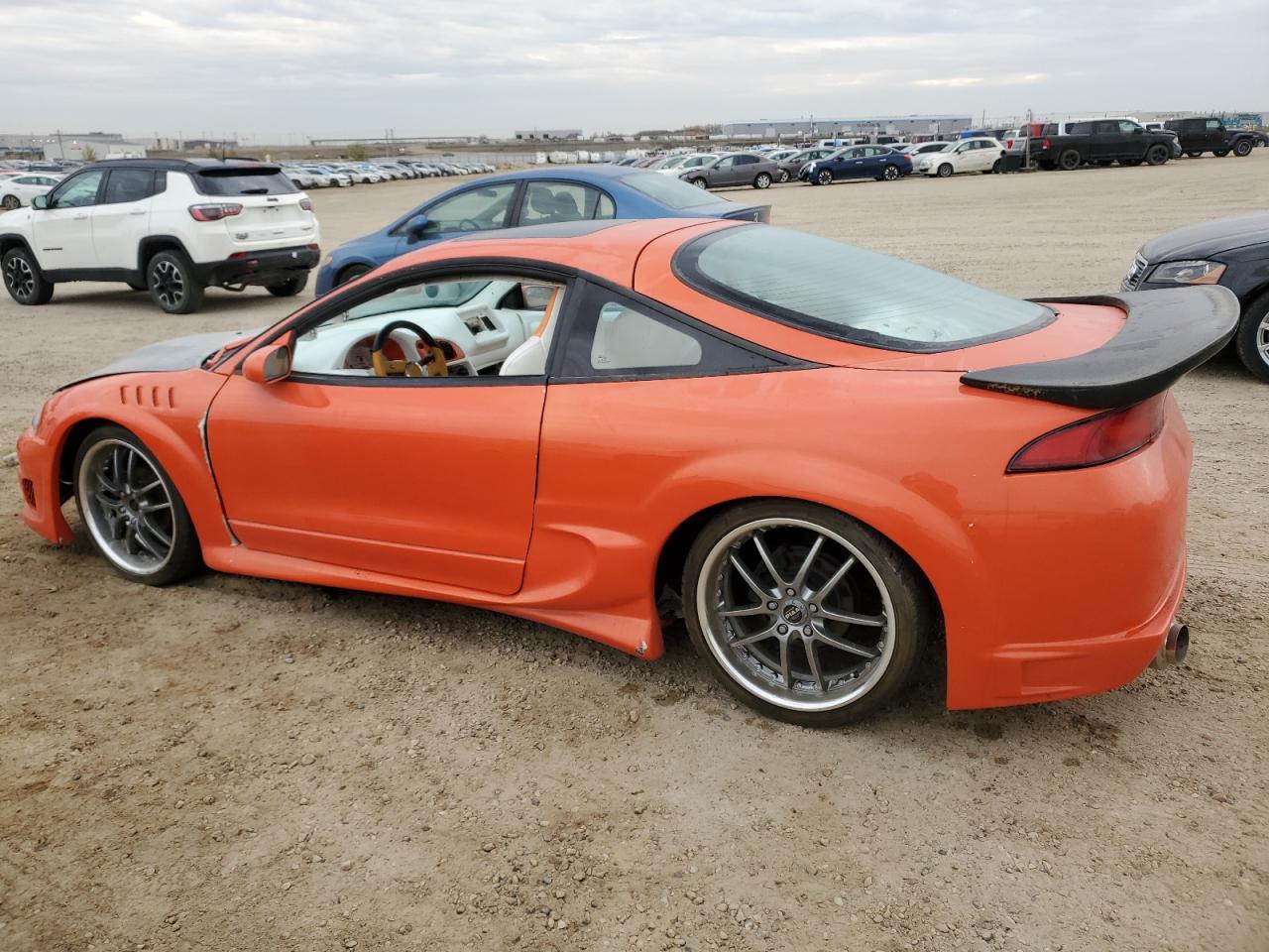 1997 Mitsubishi Eclipse Gs Orange vin: 4A3AK44Y5VE023397
