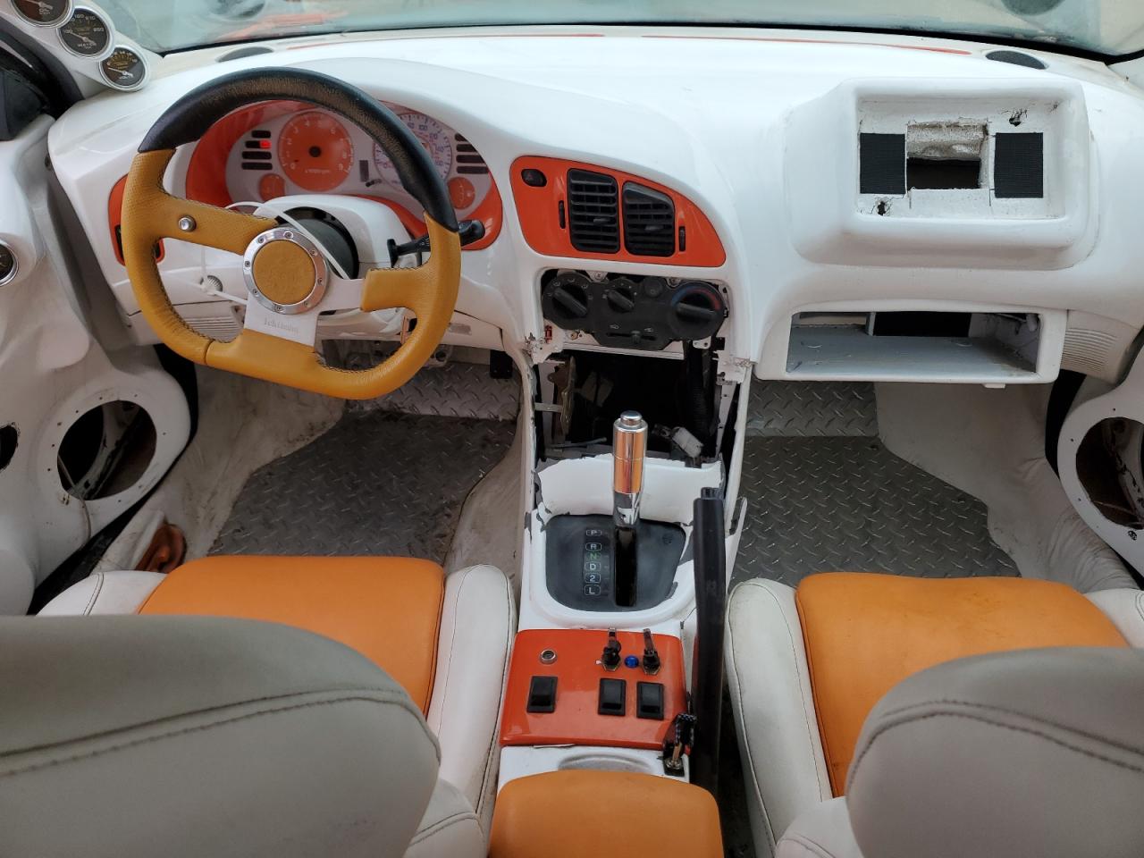 1997 Mitsubishi Eclipse Gs Orange vin: 4A3AK44Y5VE023397