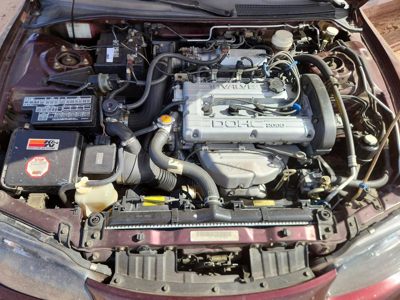 1997 Mitsubishi Eclipse Gst Purple vin: 4A3AK54F4VE057187