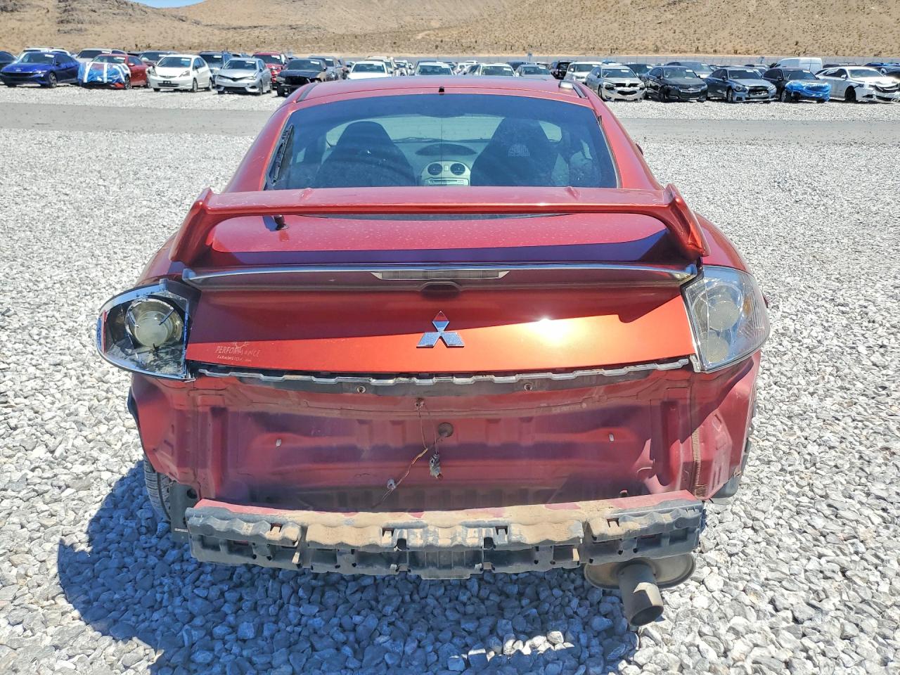 2008 Mitsubishi Eclipse Se Orange vin: 4A3AK64F38E032937