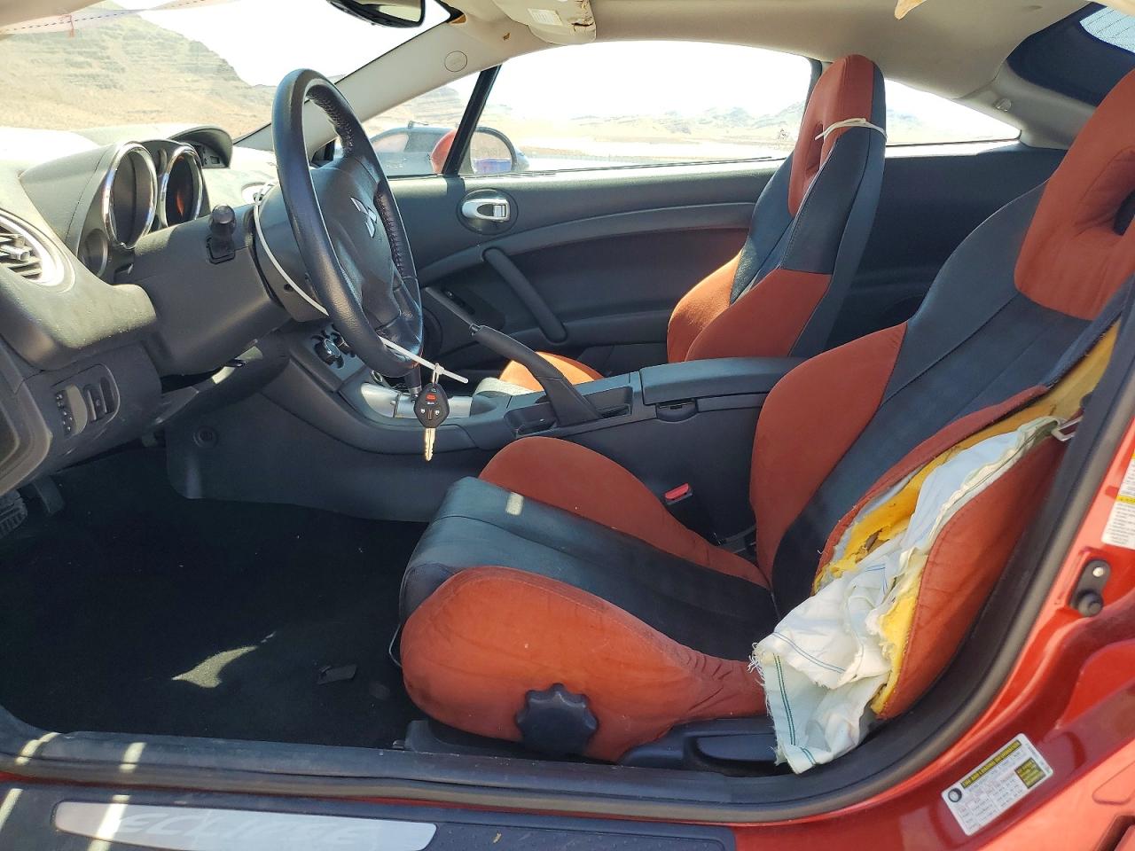 2008 Mitsubishi Eclipse Se Orange vin: 4A3AK64F38E032937