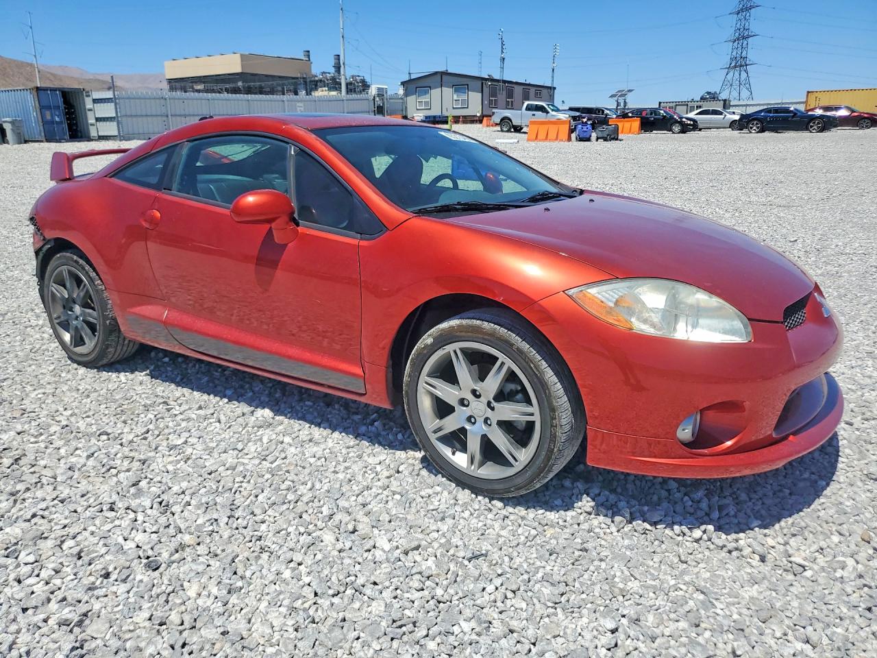 2008 Mitsubishi Eclipse Se Orange vin: 4A3AK64F38E032937