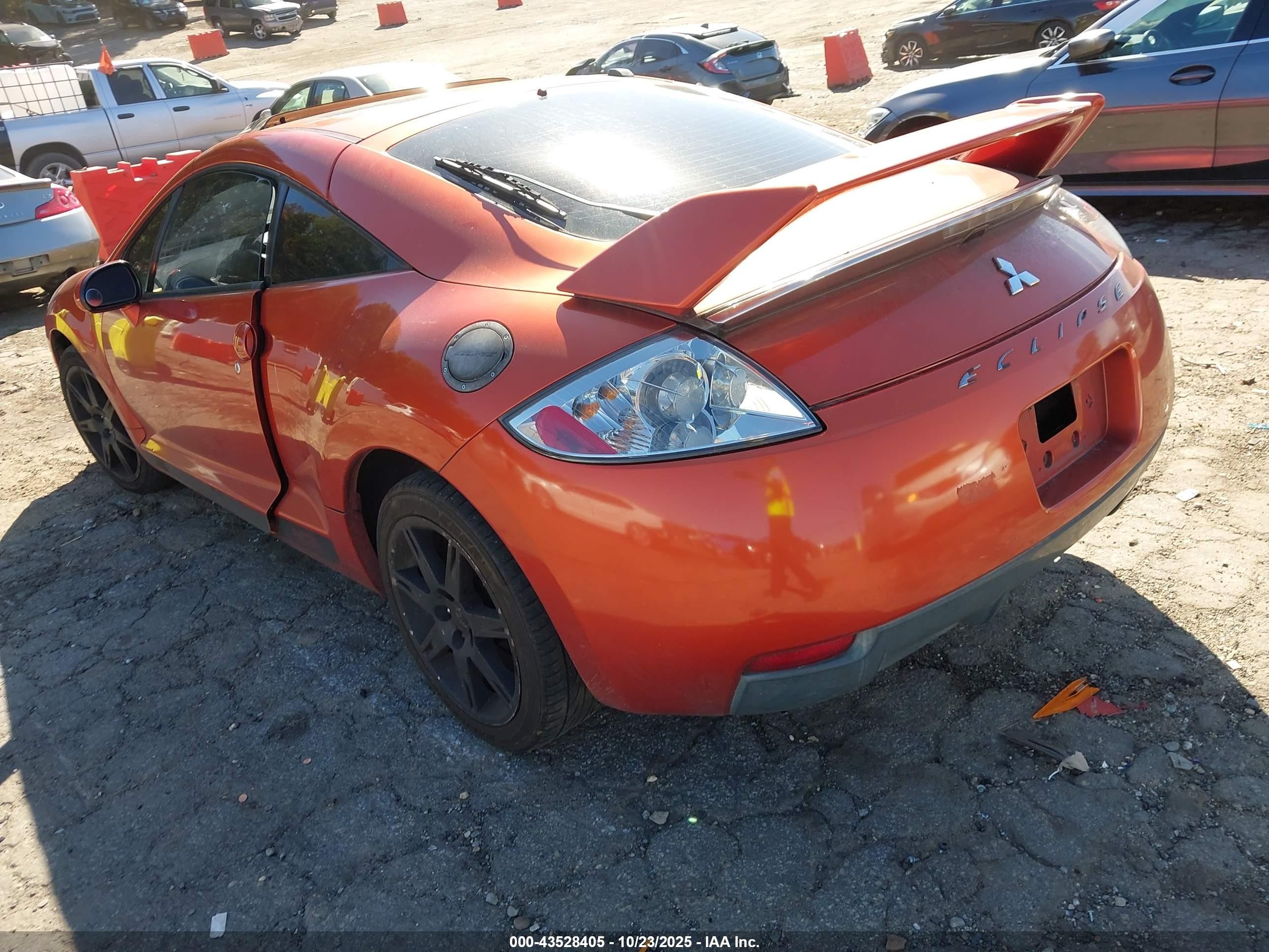 2008 Mitsubishi Eclipse Gs/se Оранжевый vin: 4A3AK64F48E034079