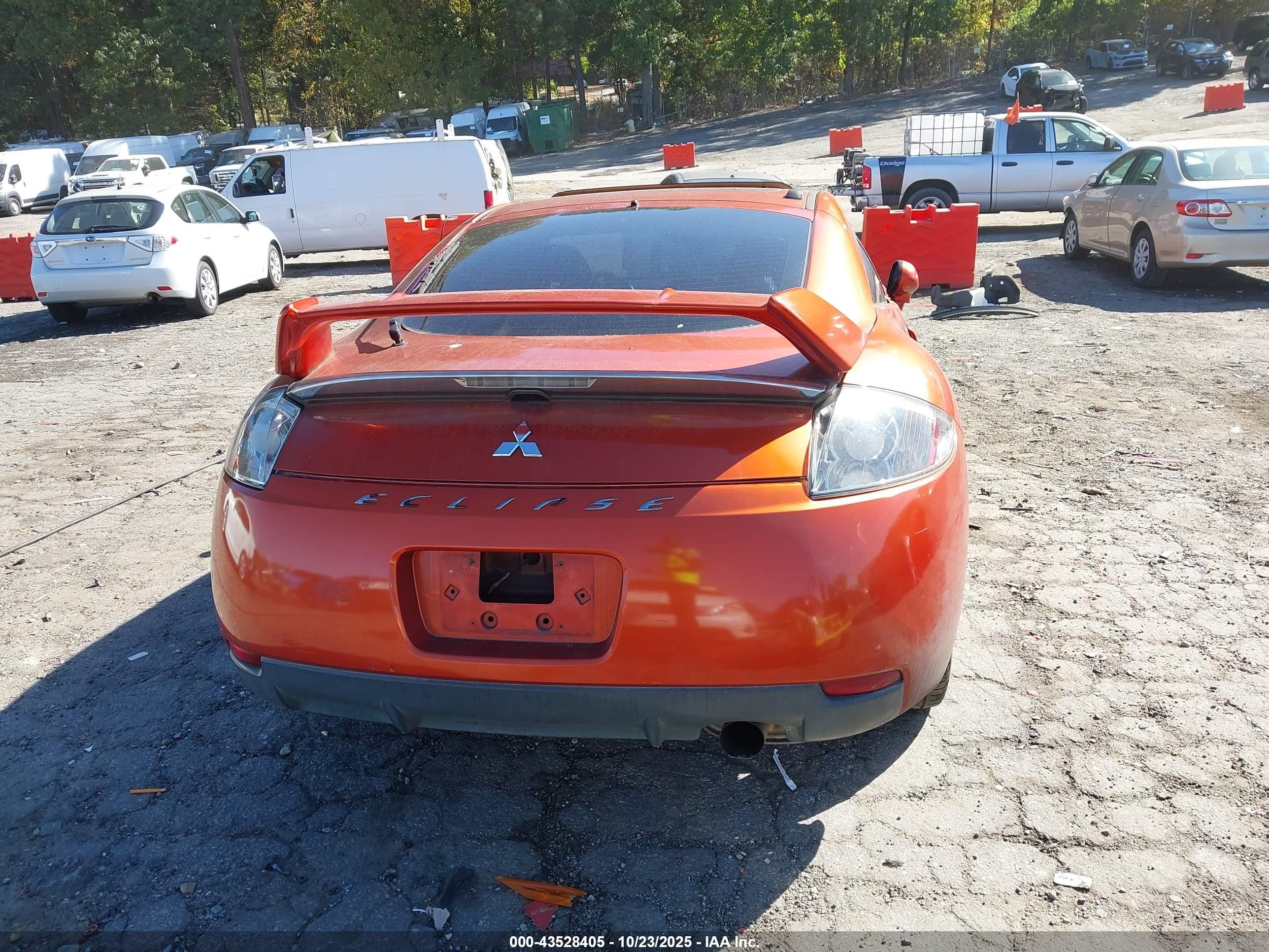 2008 Mitsubishi Eclipse Gs/se Оранжевый vin: 4A3AK64F48E034079