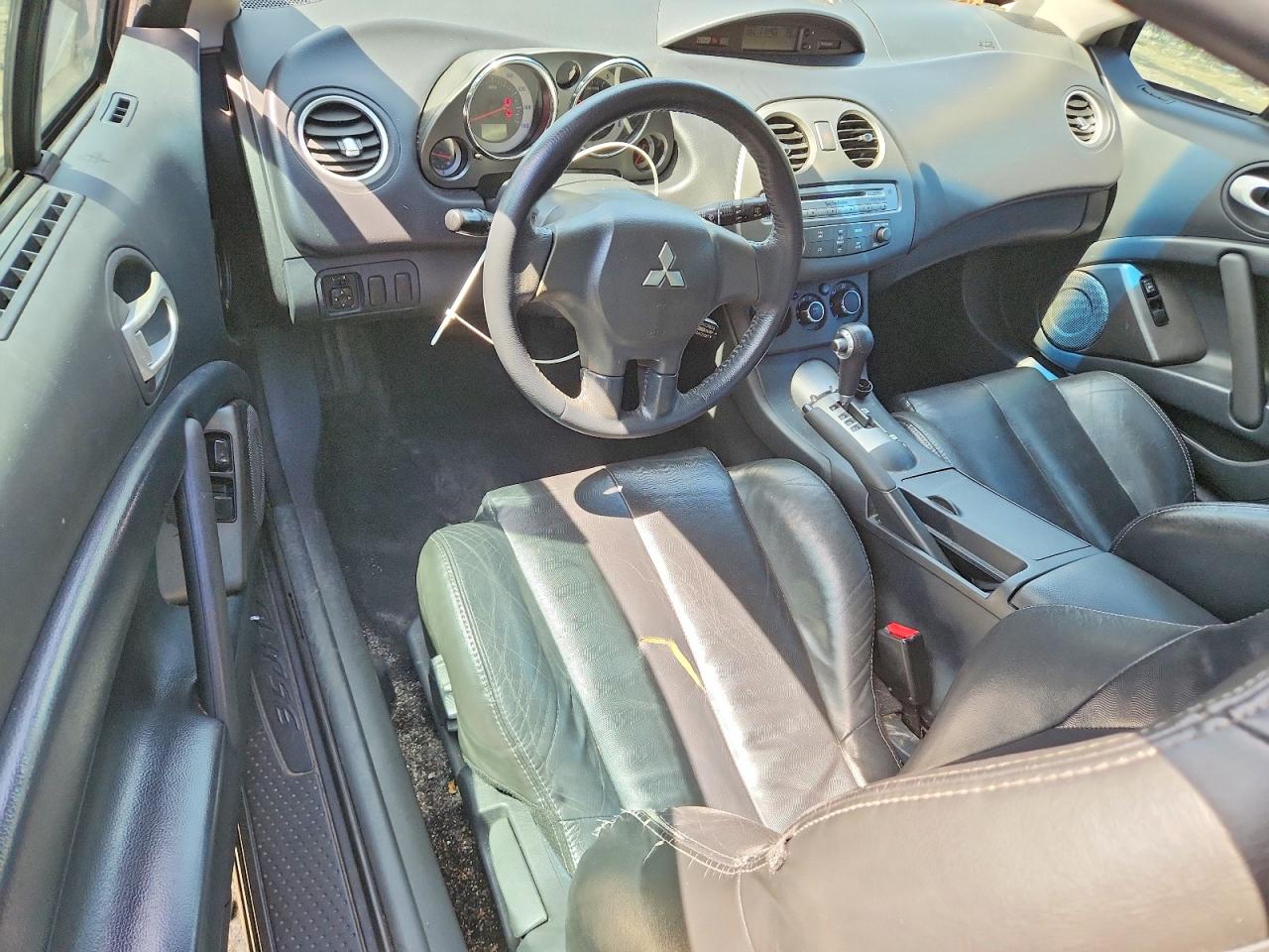 2007 Mitsubishi Eclipse Black vin: 4A3AK64F77E054342
