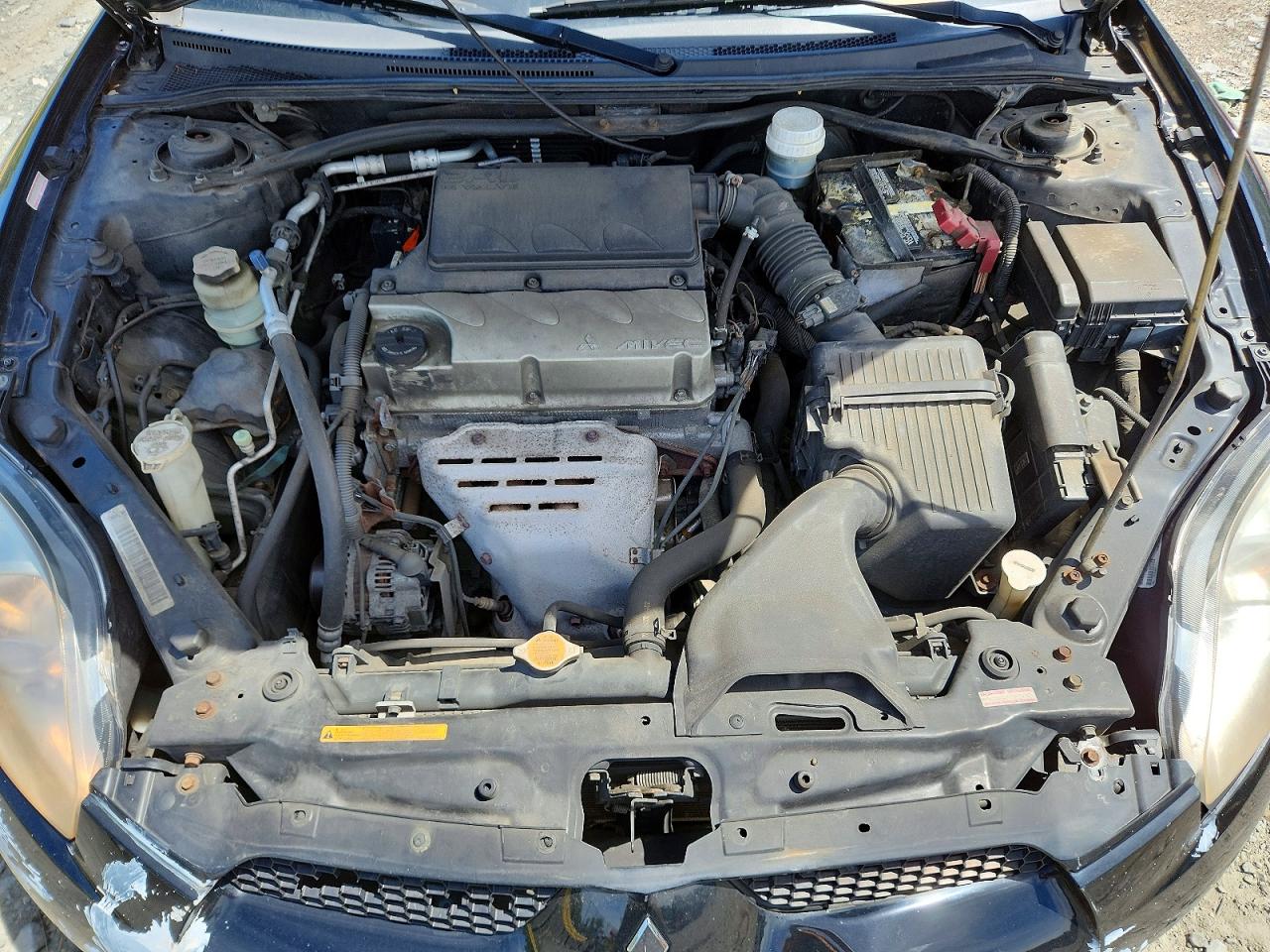 2007 Mitsubishi Eclipse Black vin: 4A3AK64F77E054342