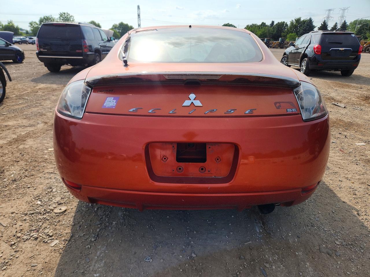 2007 Mitsubishi Eclipse Es Оранжевый vin: 4A3AK64F97E070381