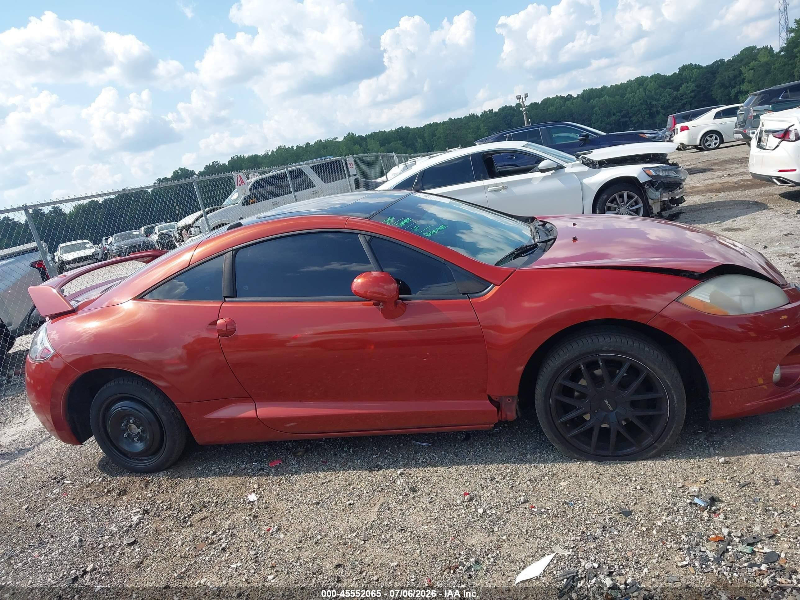 2008 Mitsubishi Eclipse Se V6 Оранжевый vin: 4A3AK64T68E011084
