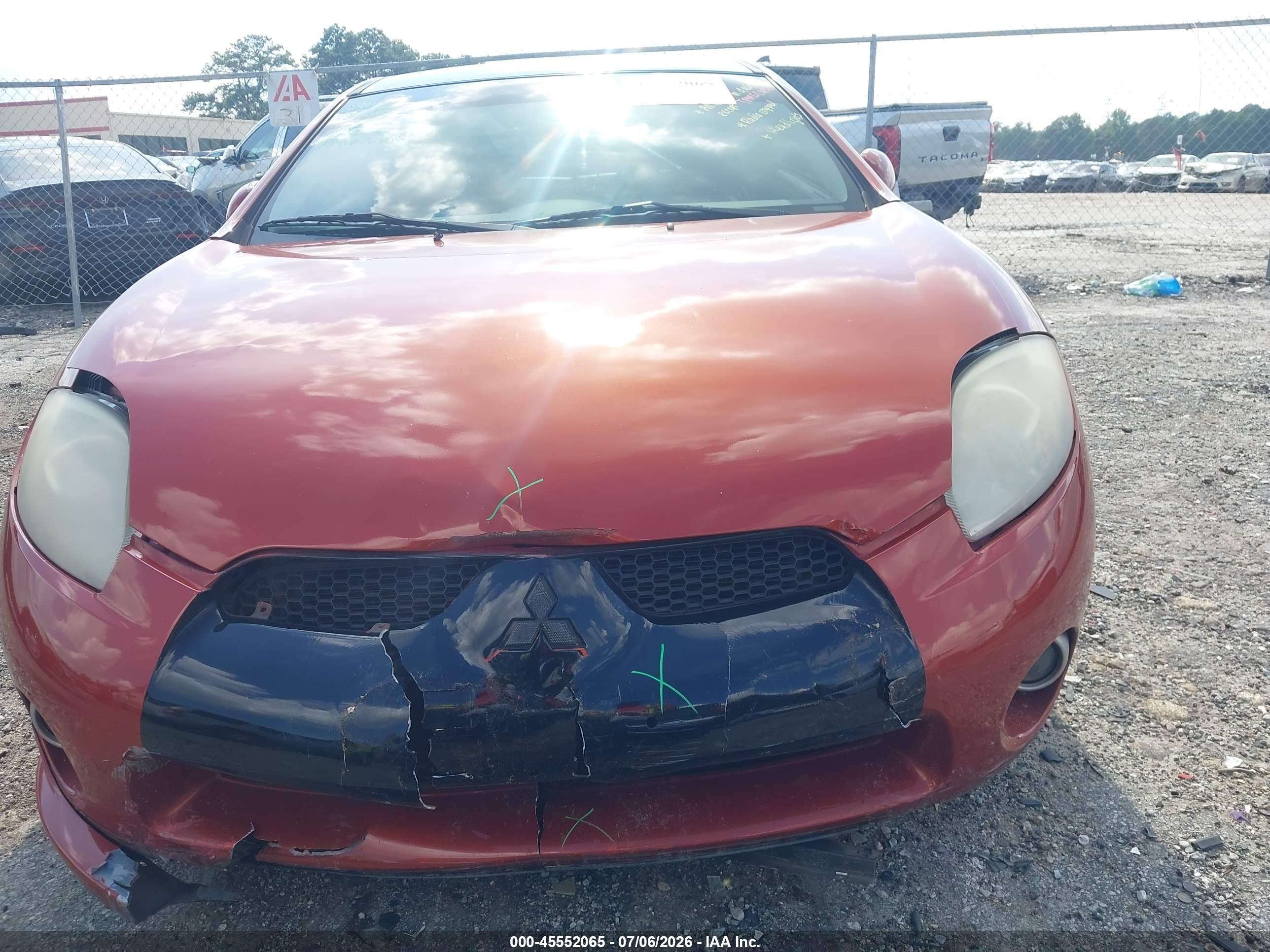 2008 Mitsubishi Eclipse Se V6 Оранжевый vin: 4A3AK64T68E011084