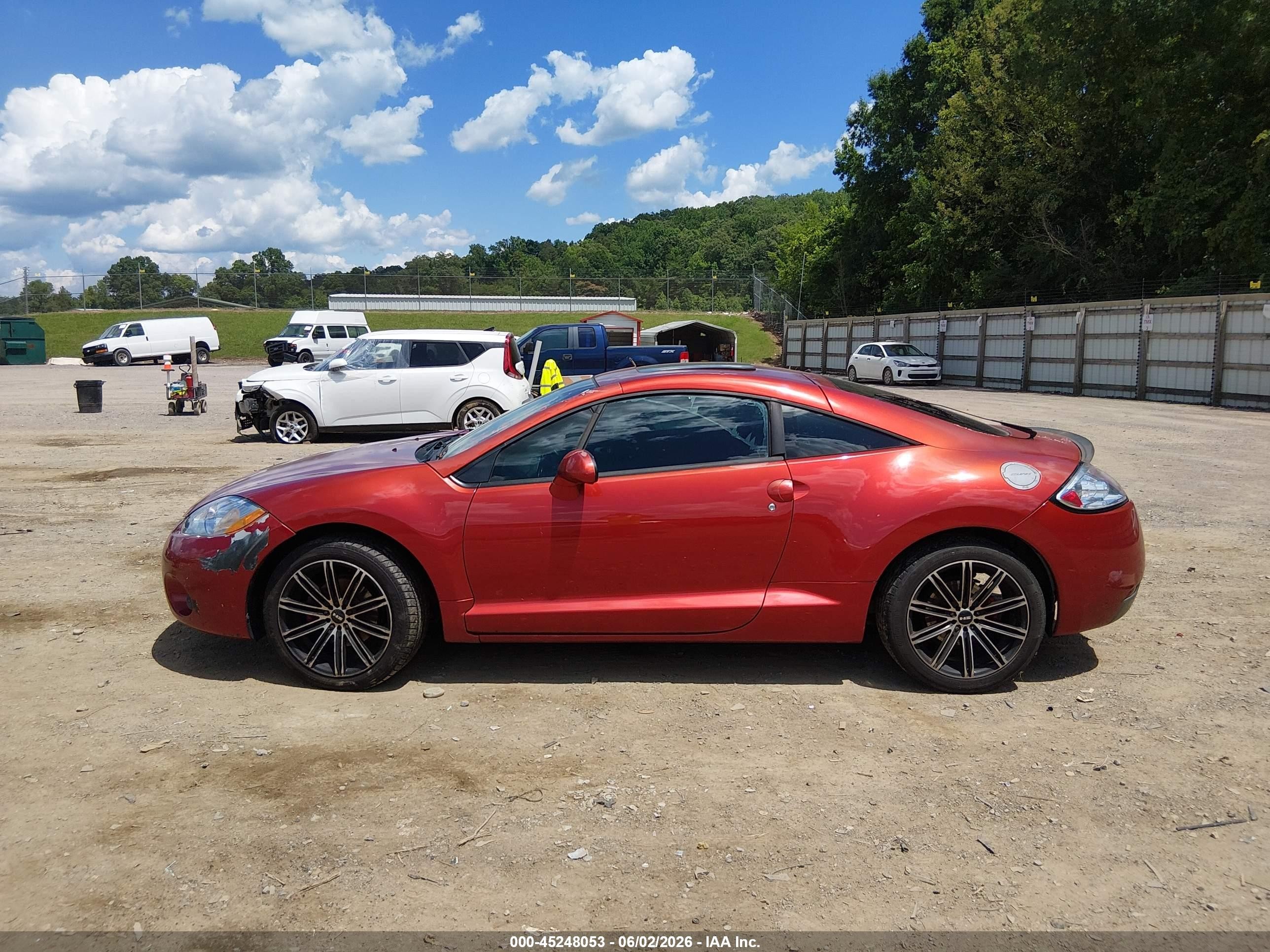 2008 Mitsubishi Eclipse Se V6 Orange vin: 4A3AK64T68E027432