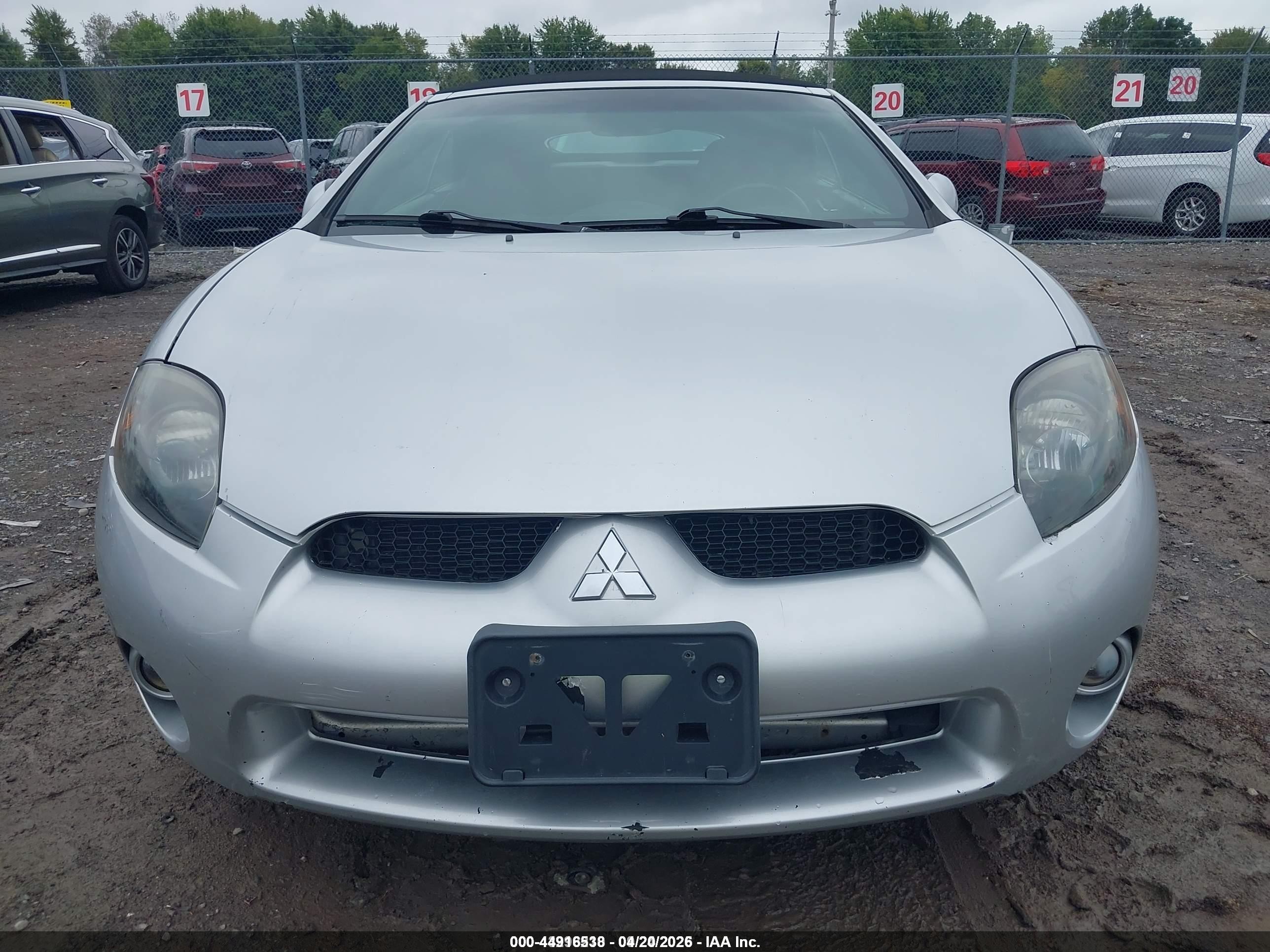 2008 Mitsubishi Eclipse Spyder Gs Серебряный vin: 4A3AL25F08E003075