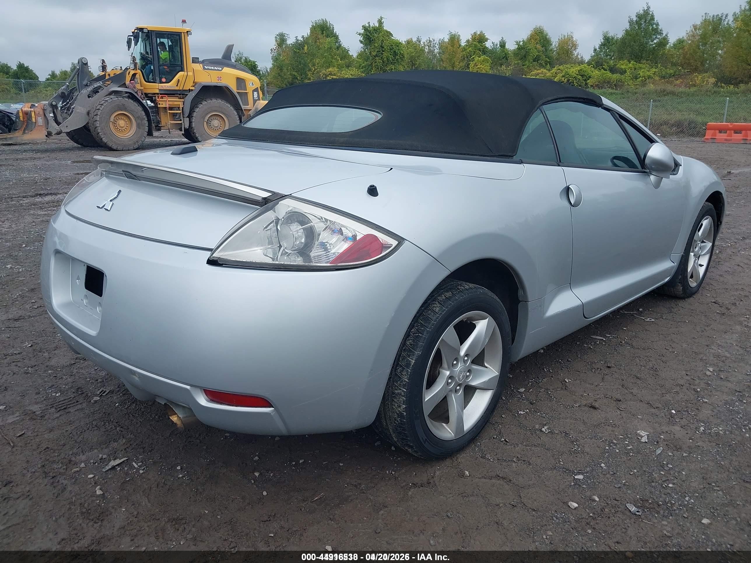 2008 Mitsubishi Eclipse Spyder Gs Серебряный vin: 4A3AL25F08E003075
