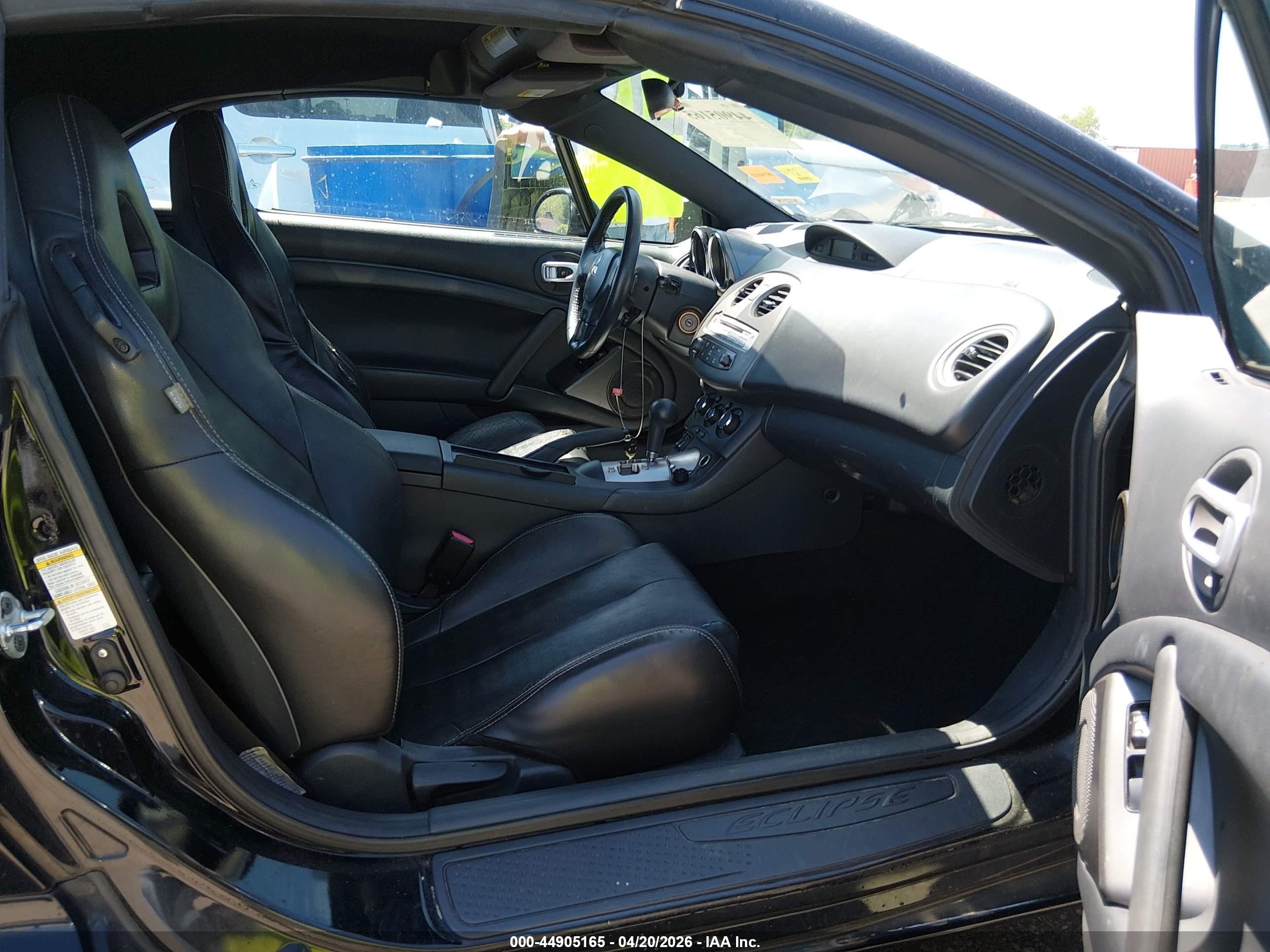 2008 Mitsubishi Eclipse Spyder Gs Black vin: 4A3AL25F08E008566