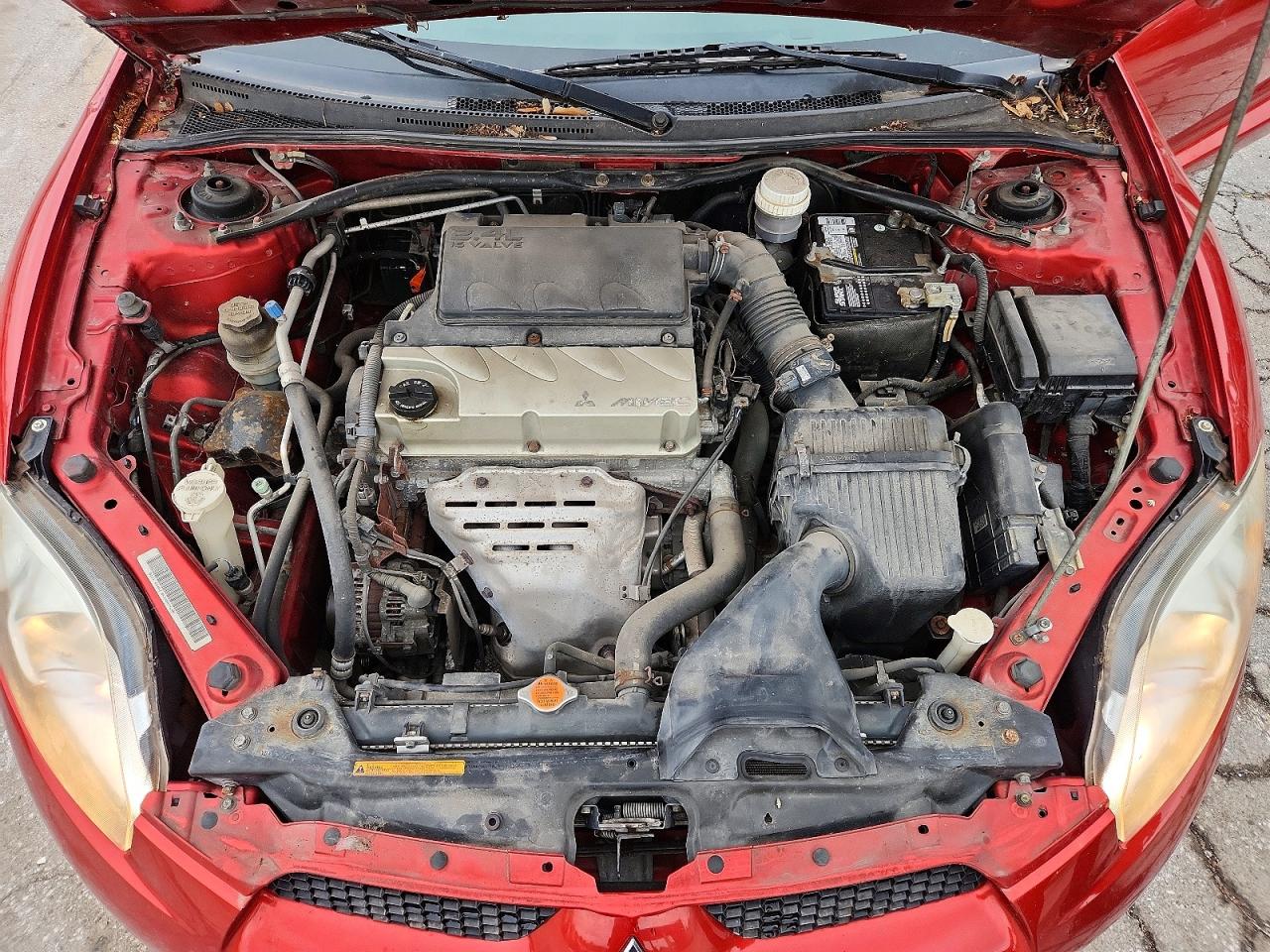 2008 Mitsubishi Eclipse Spyder Gs Orange vin: 4A3AL25F08E037503