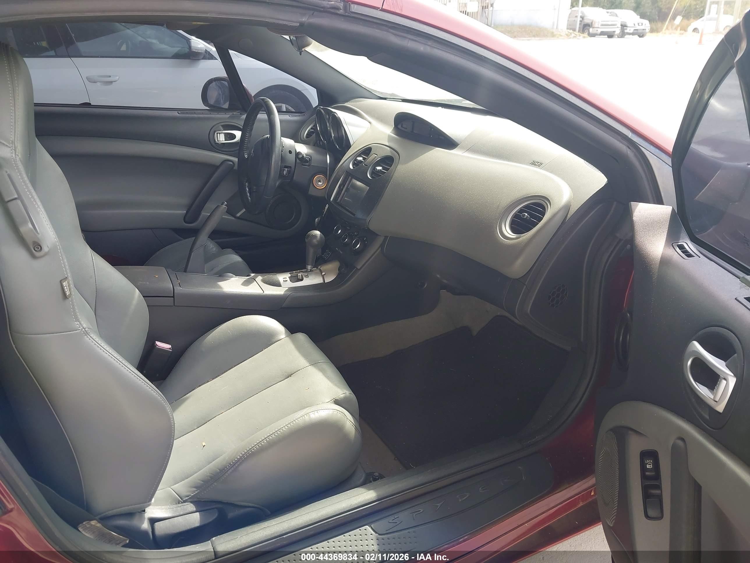 2007 Mitsubishi Eclipse Spyder Gs Maroon vin: 4A3AL25F17E033314