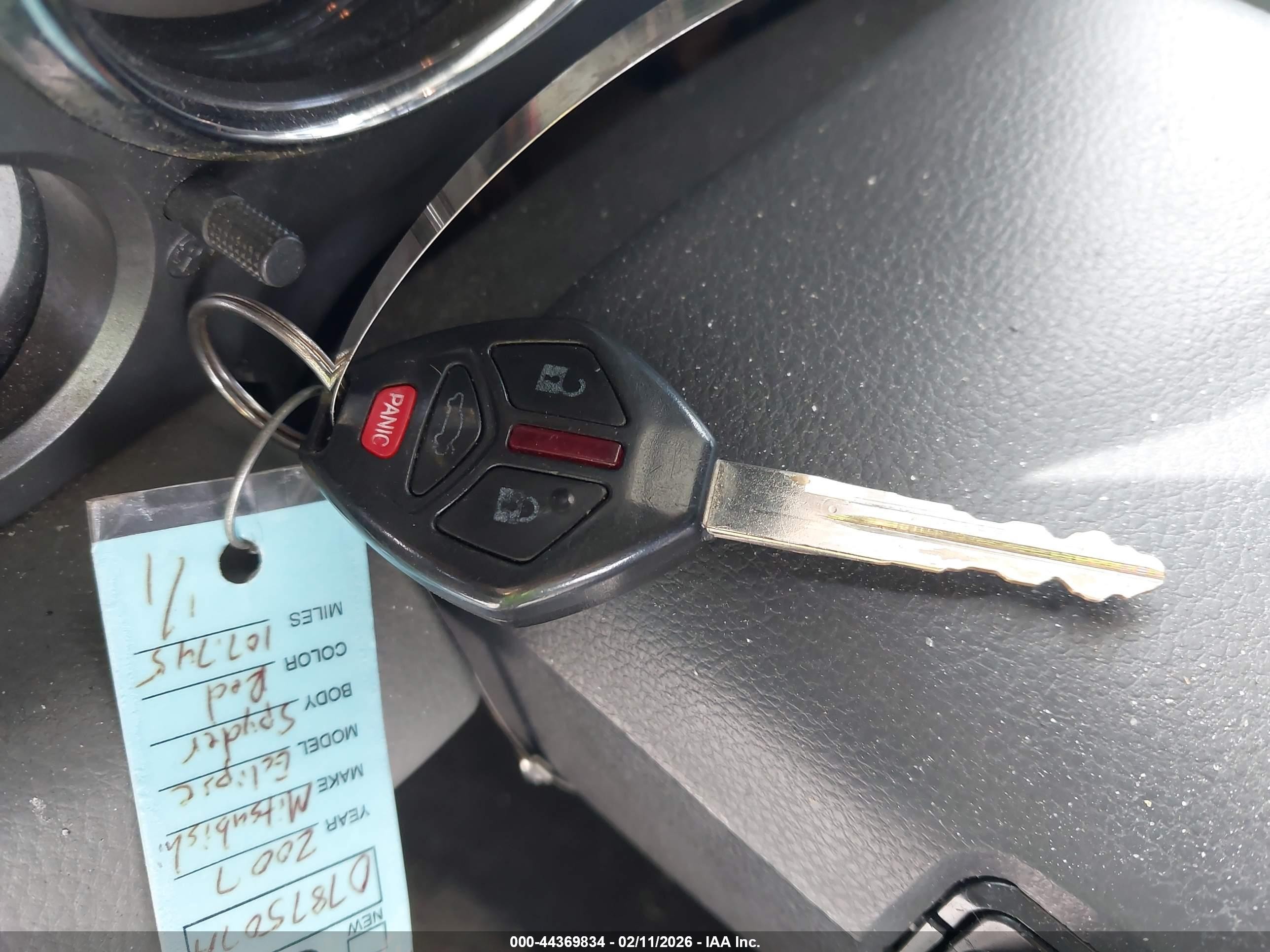 2007 Mitsubishi Eclipse Spyder Gs Maroon vin: 4A3AL25F17E033314