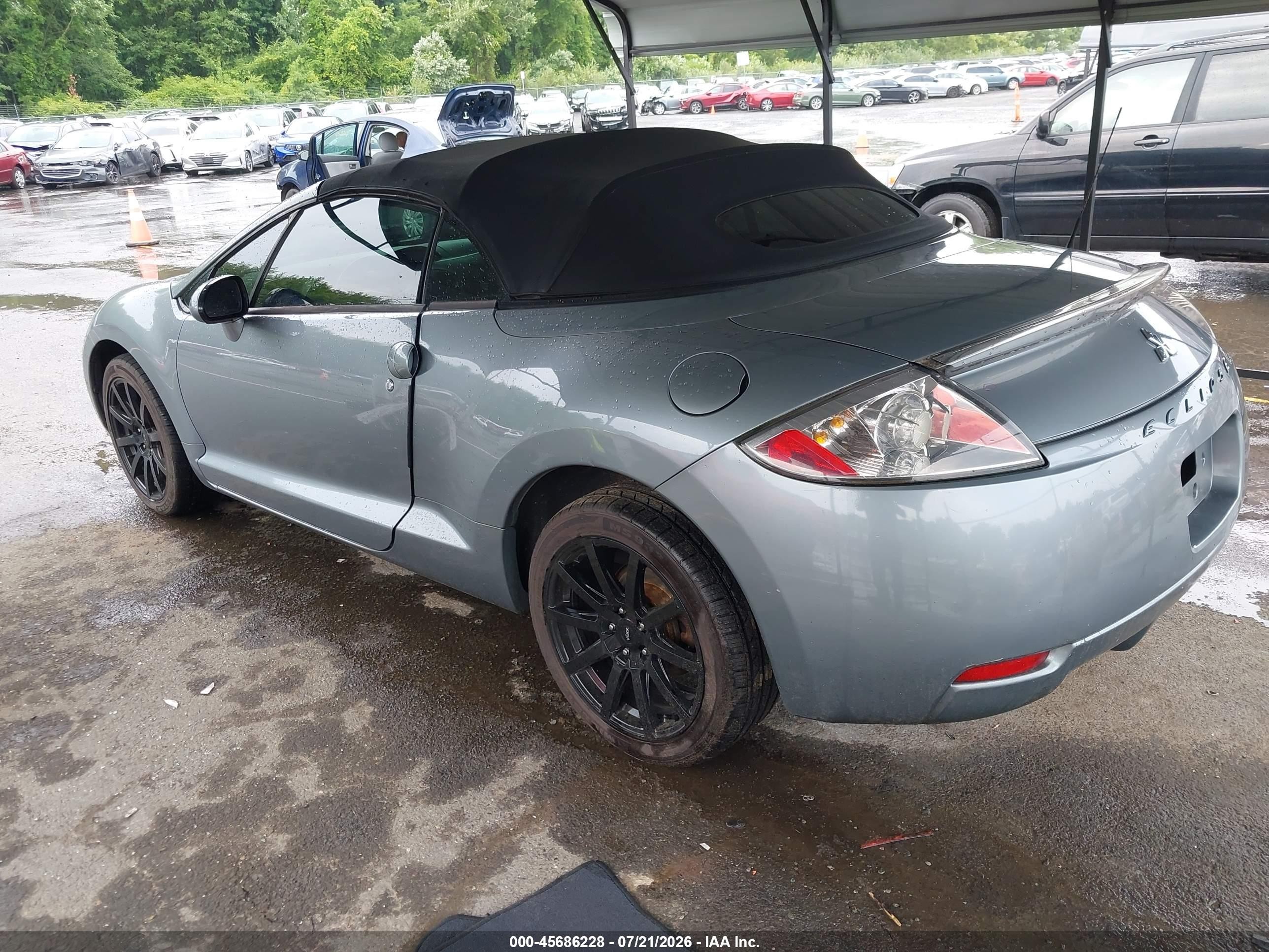 2007 Mitsubishi Eclipse Gs Серый vin: 4A3AL25F17E060836