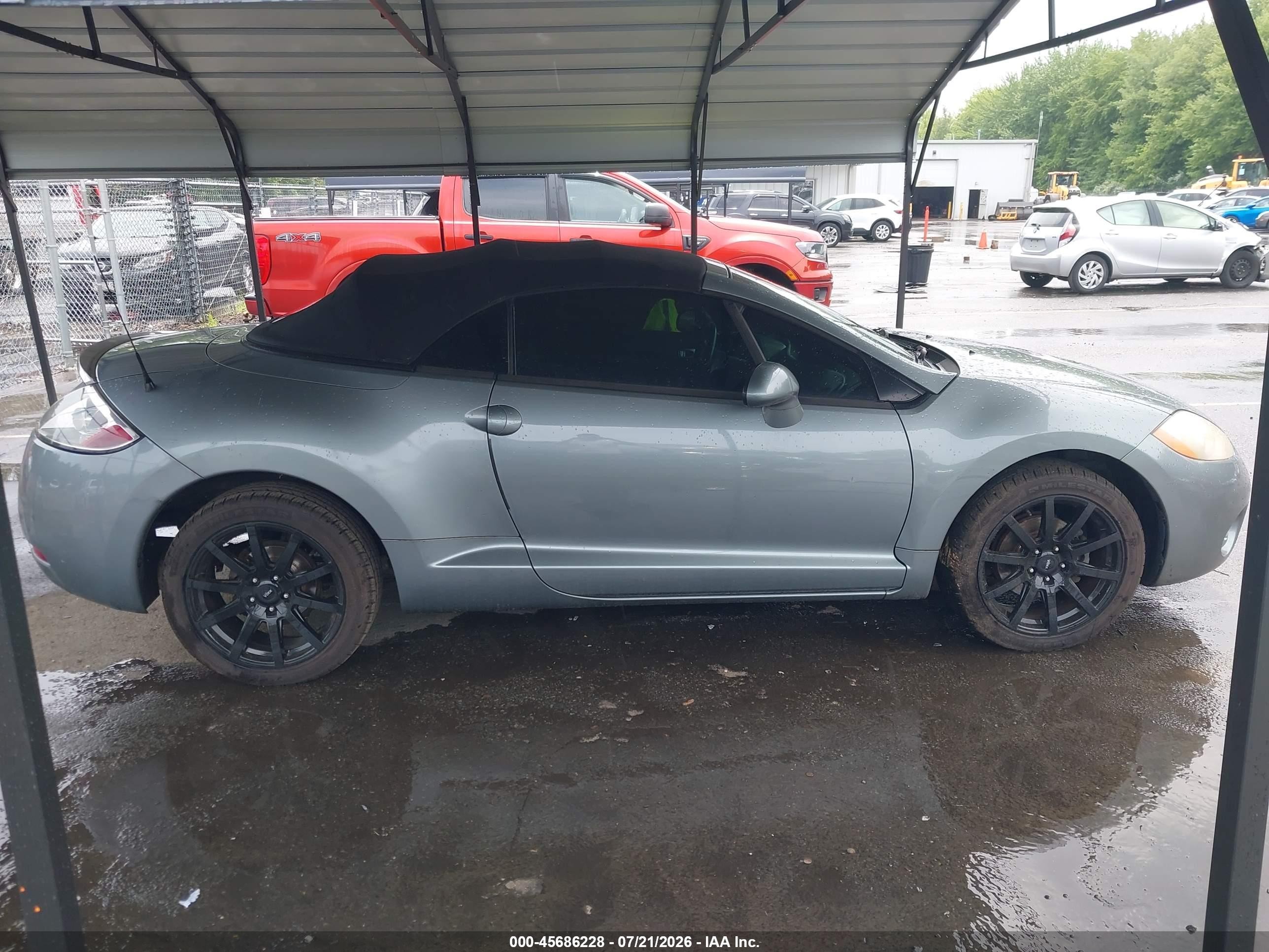 2007 Mitsubishi Eclipse Gs Серый vin: 4A3AL25F17E060836