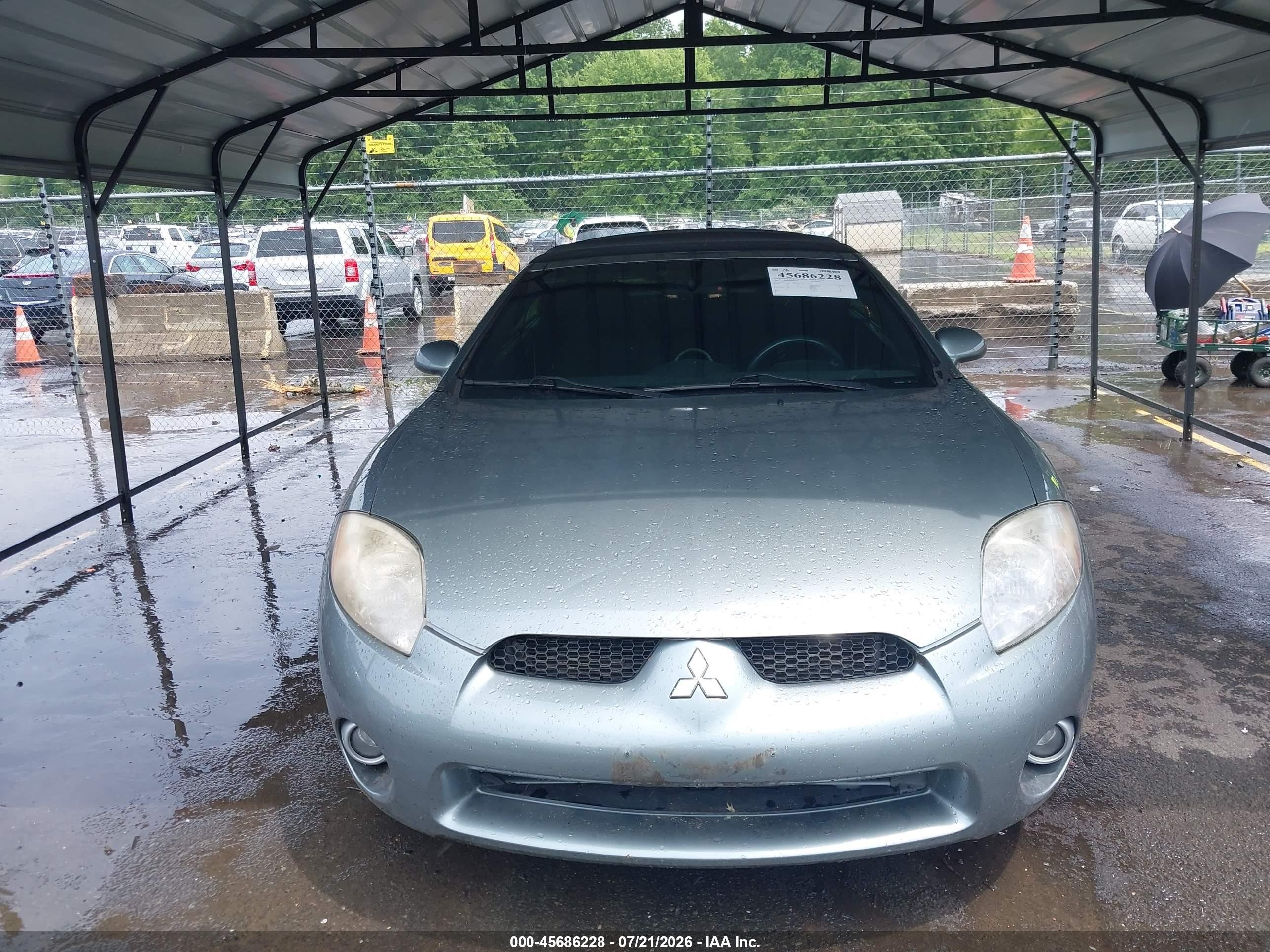 2007 Mitsubishi Eclipse Gs Серый vin: 4A3AL25F17E060836