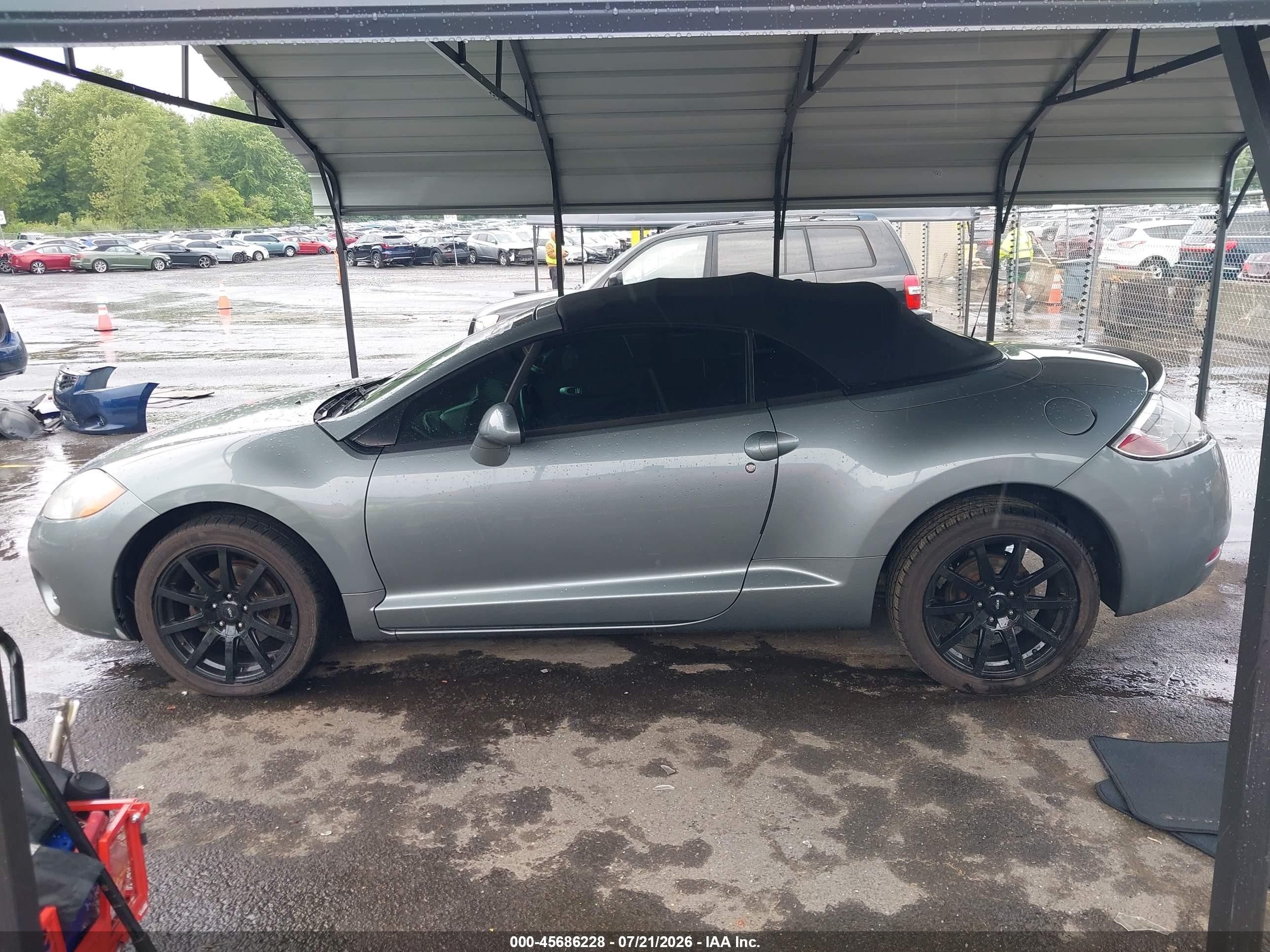 2007 Mitsubishi Eclipse Gs Серый vin: 4A3AL25F17E060836