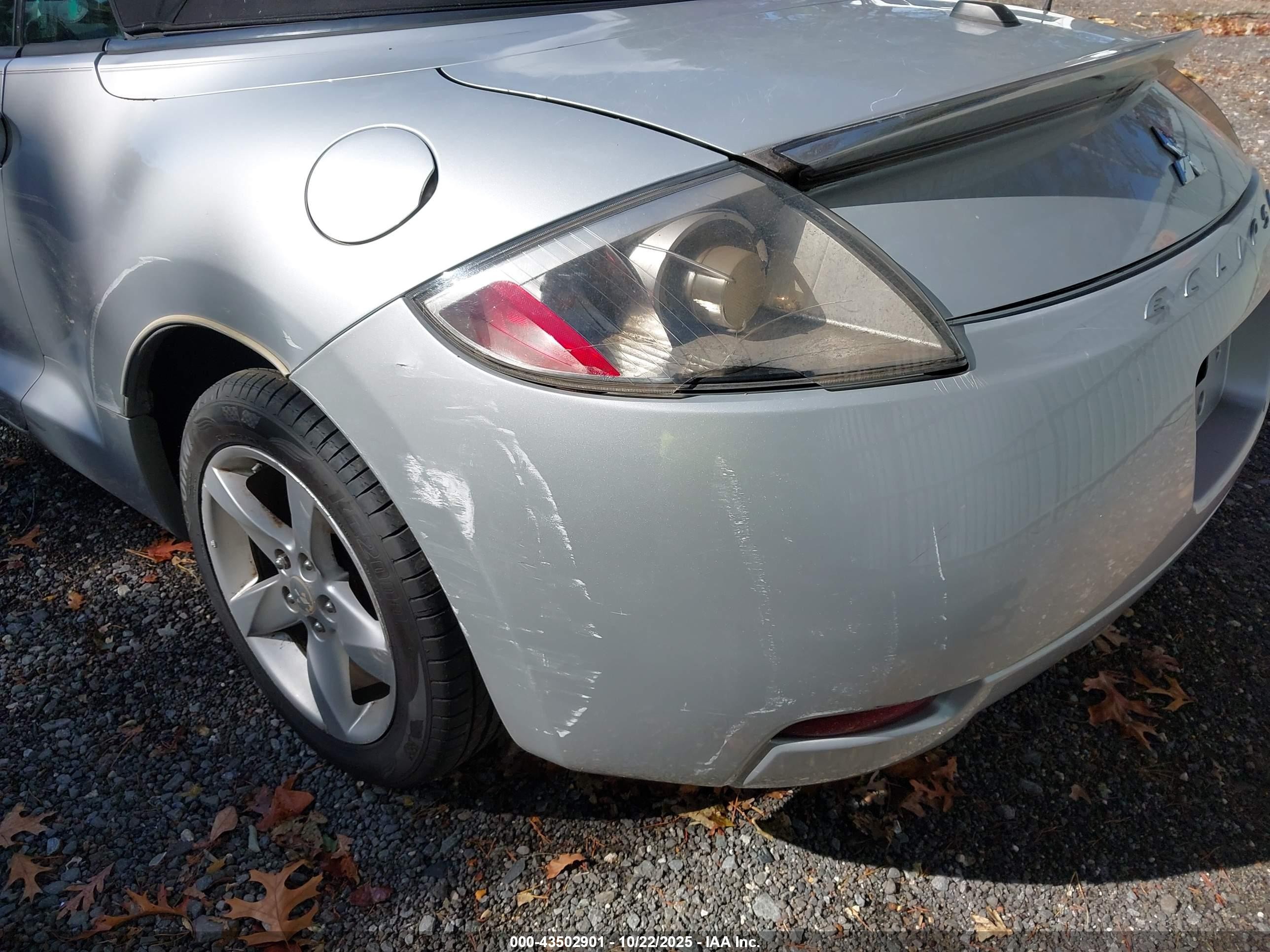 2008 Mitsubishi Eclipse Spyder Gs Серебряный vin: 4A3AL25F18E003313