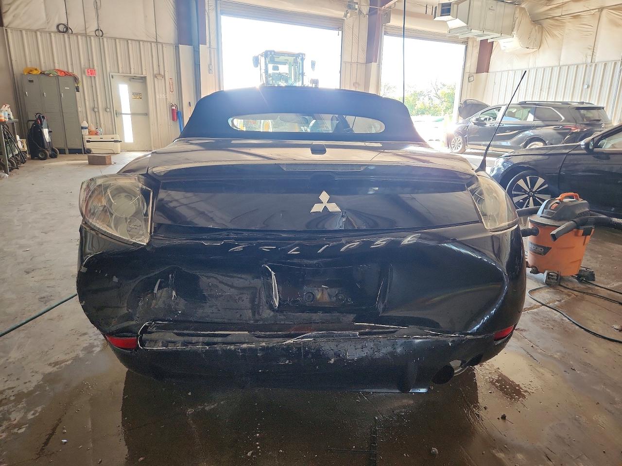 2008 Mitsubishi Eclipse Spyder Gs Черный vin: 4A3AL25F28E008827