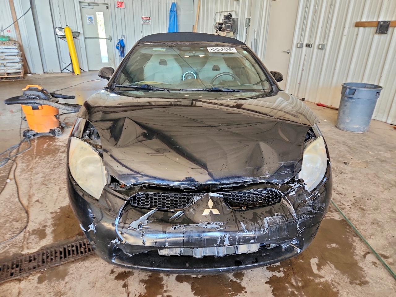 2008 Mitsubishi Eclipse Spyder Gs Черный vin: 4A3AL25F28E008827