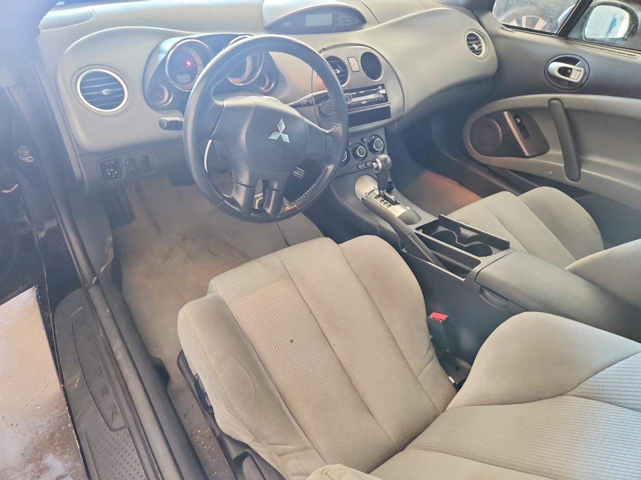 2008 Mitsubishi Eclipse Spyder Gs Черный vin: 4A3AL25F28E008827