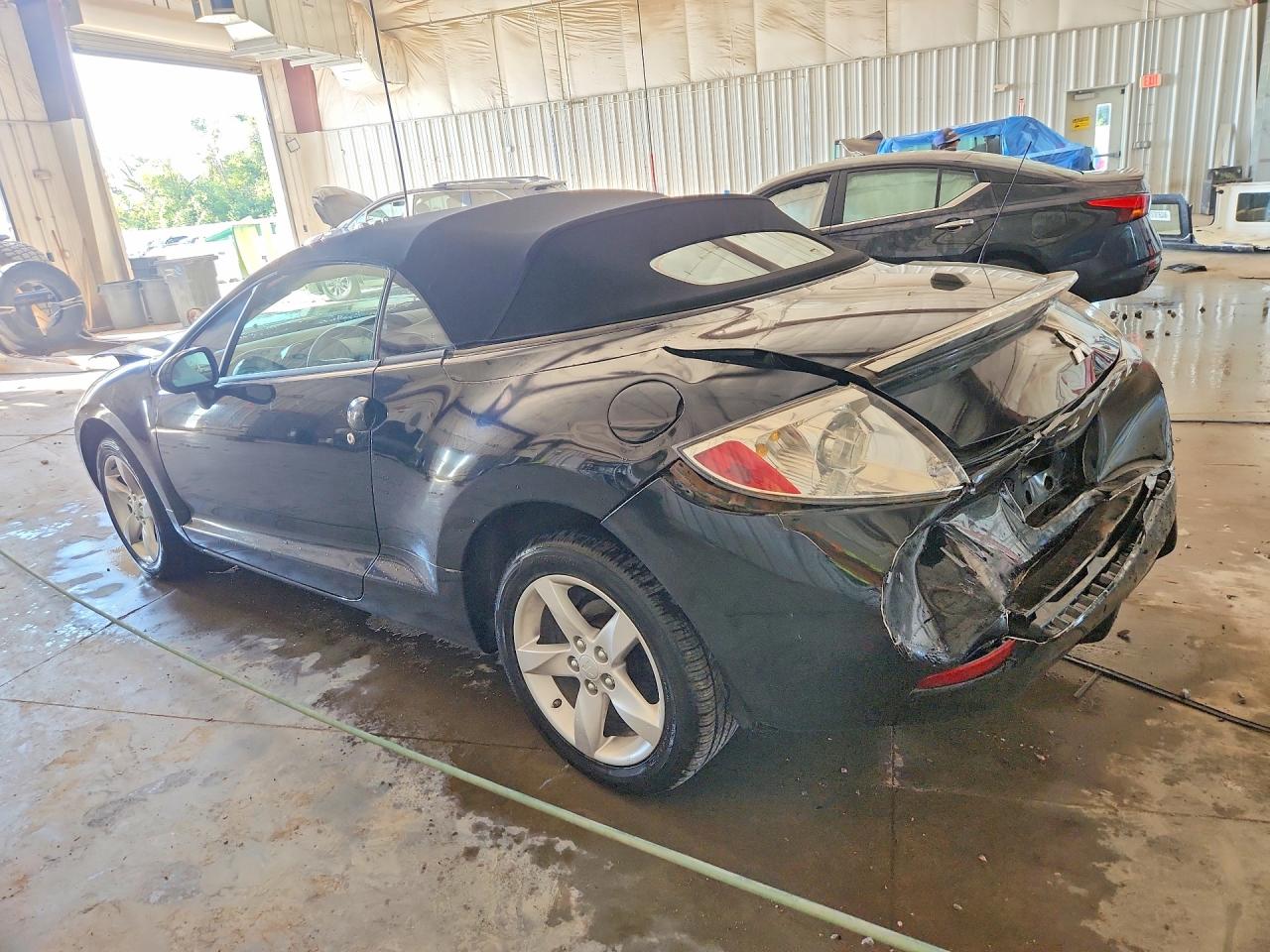 2008 Mitsubishi Eclipse Spyder Gs Черный vin: 4A3AL25F28E008827