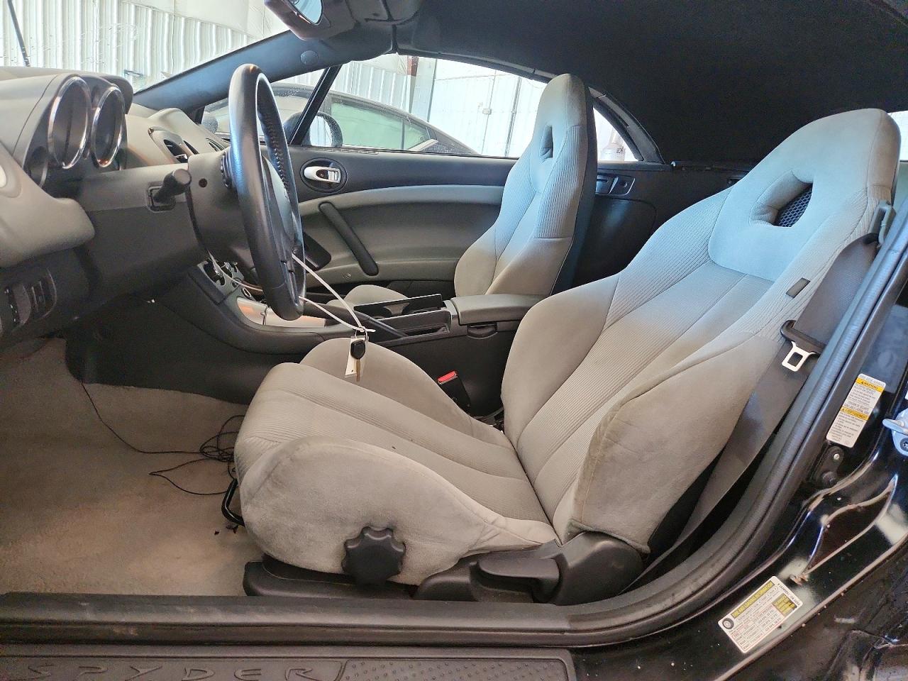 2008 Mitsubishi Eclipse Spyder Gs Черный vin: 4A3AL25F28E008827