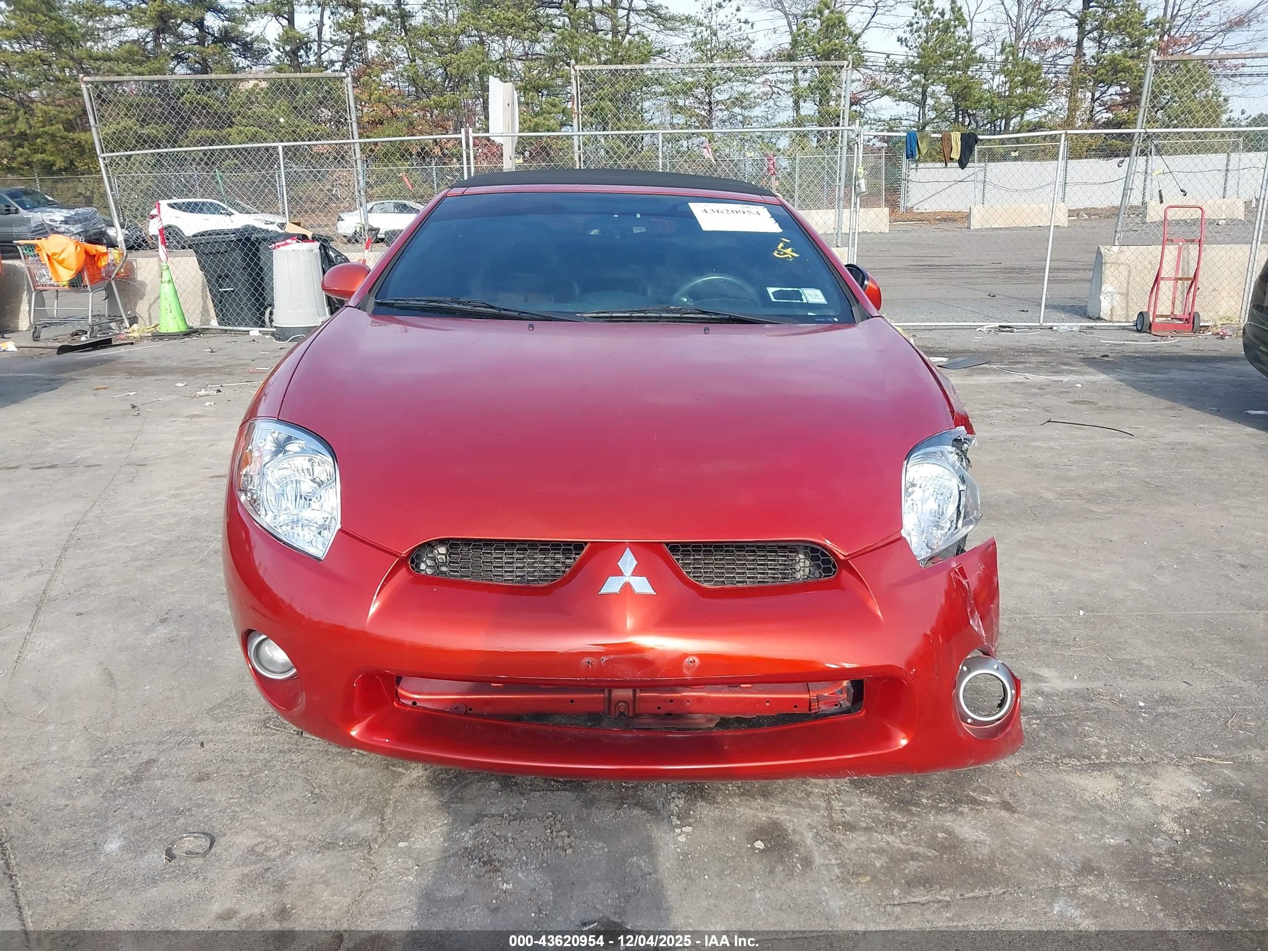 2008 Mitsubishi Eclipse Spyder Gs Orange vin: 4A3AL25F28E036112