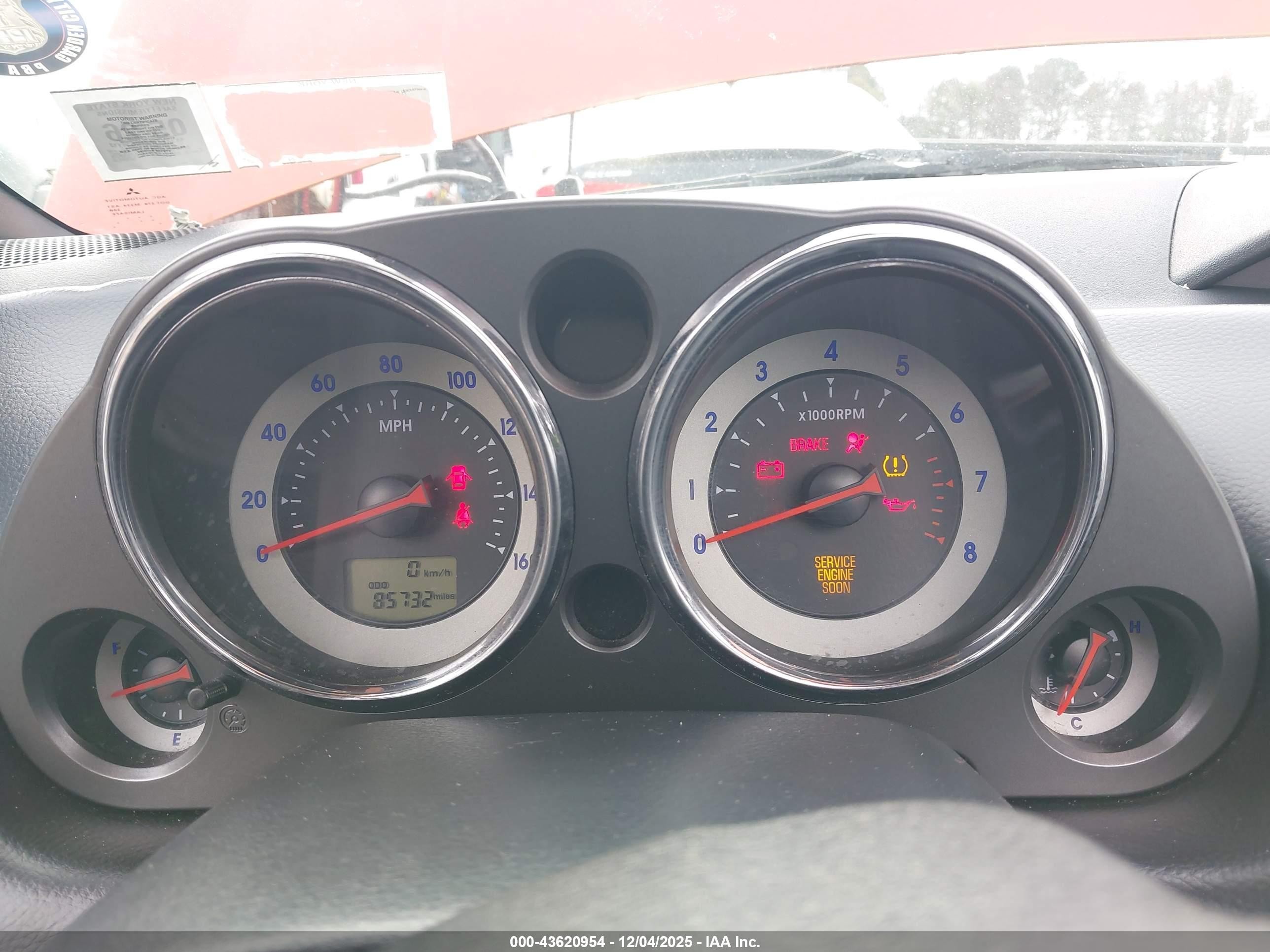 2008 Mitsubishi Eclipse Spyder Gs Orange vin: 4A3AL25F28E036112