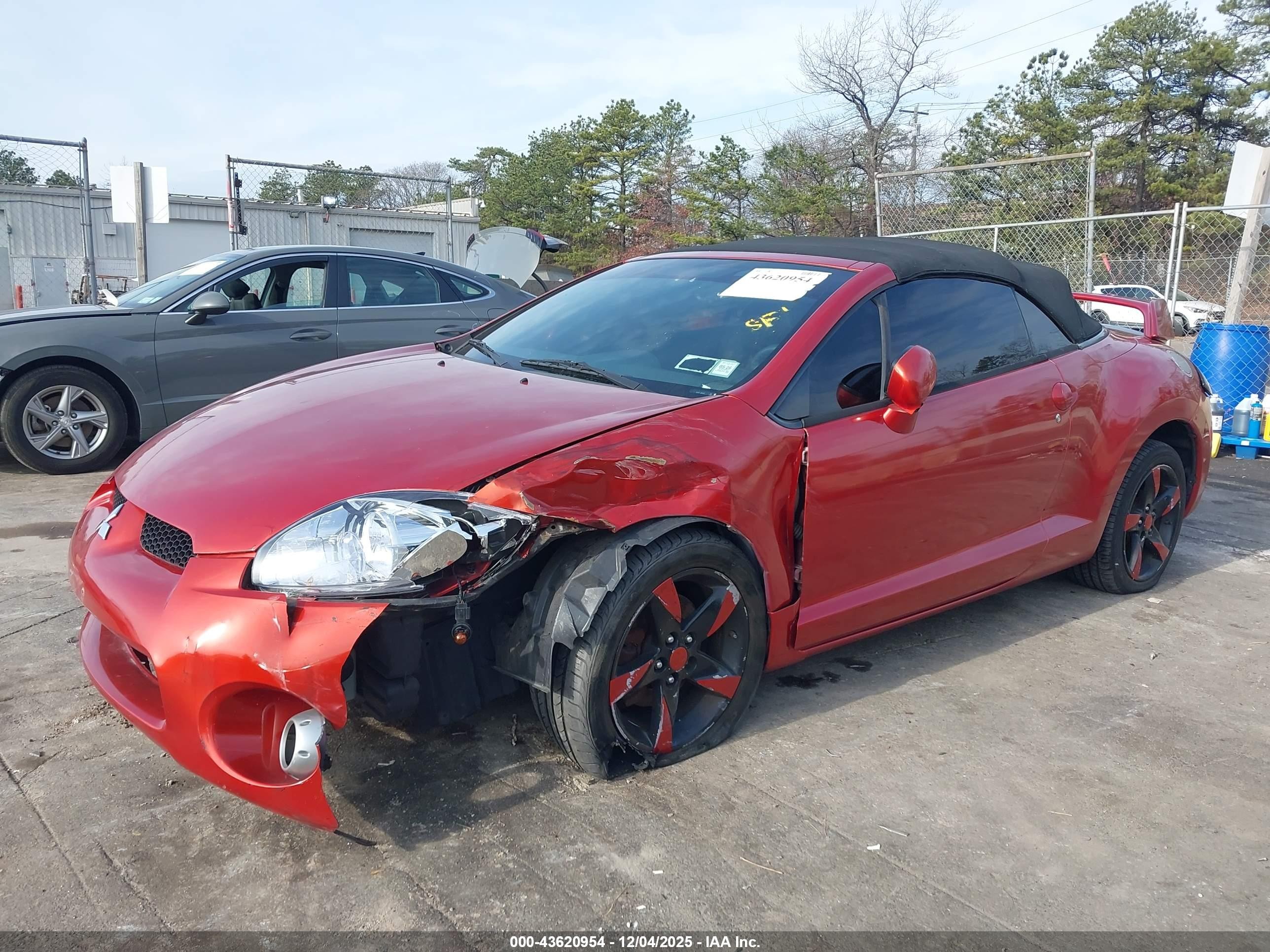 2008 Mitsubishi Eclipse Spyder Gs Orange vin: 4A3AL25F28E036112