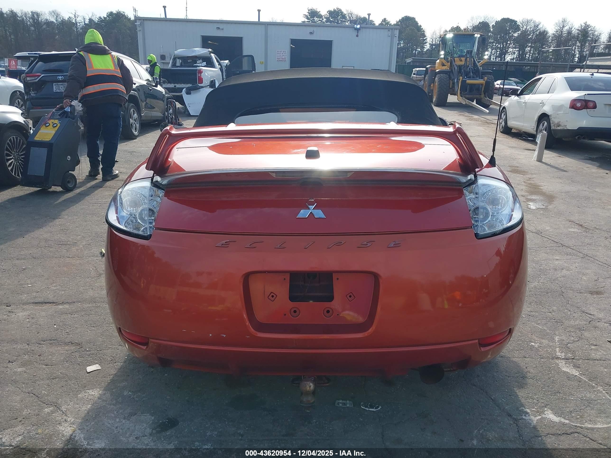 2008 Mitsubishi Eclipse Spyder Gs Orange vin: 4A3AL25F28E036112