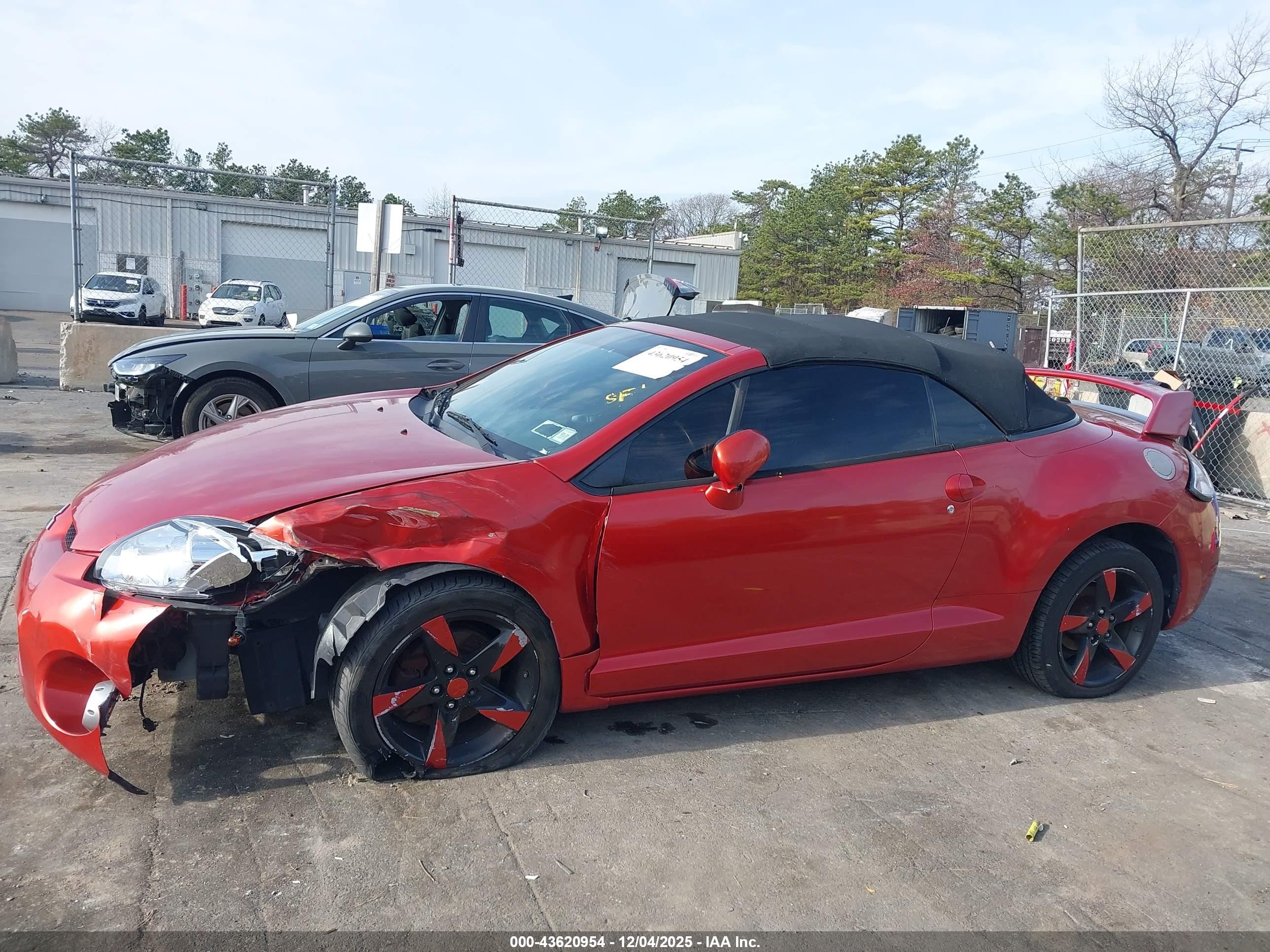 2008 Mitsubishi Eclipse Spyder Gs Orange vin: 4A3AL25F28E036112