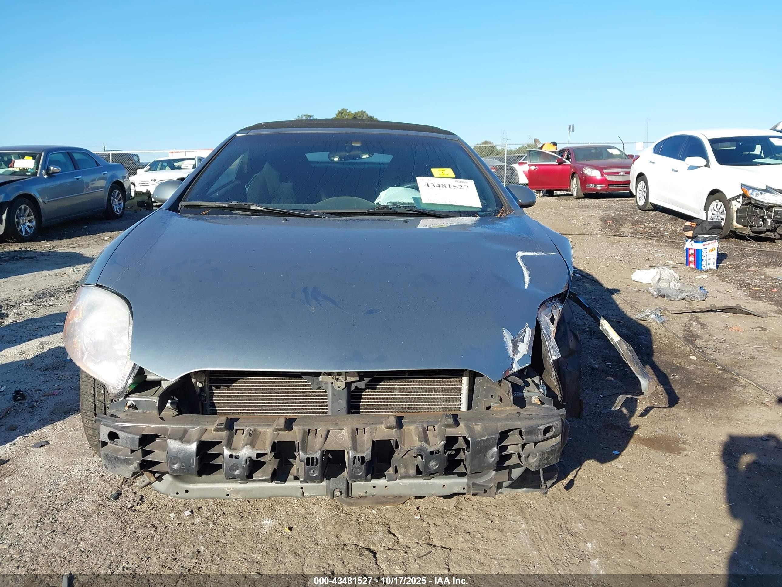 2008 Mitsubishi Eclipse Spyder Gs Бирюзовый vin: 4A3AL25F28E039625