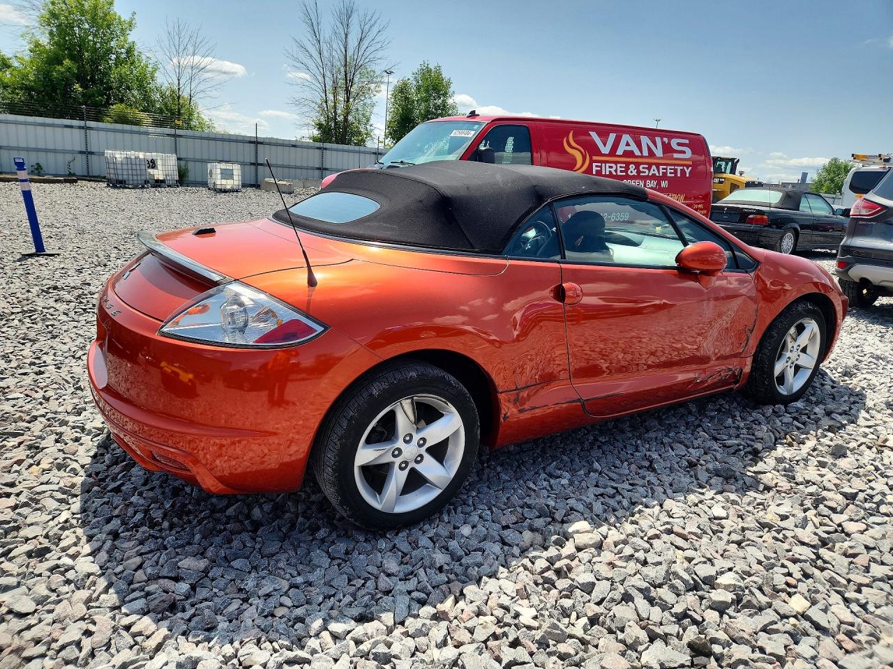 2009 Mitsubishi Eclipse Spyder Gs Orange vin: 4A3AL25F29E039948