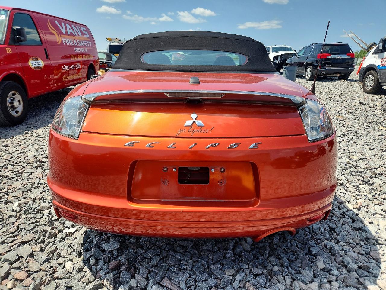2009 Mitsubishi Eclipse Spyder Gs Orange vin: 4A3AL25F29E039948
