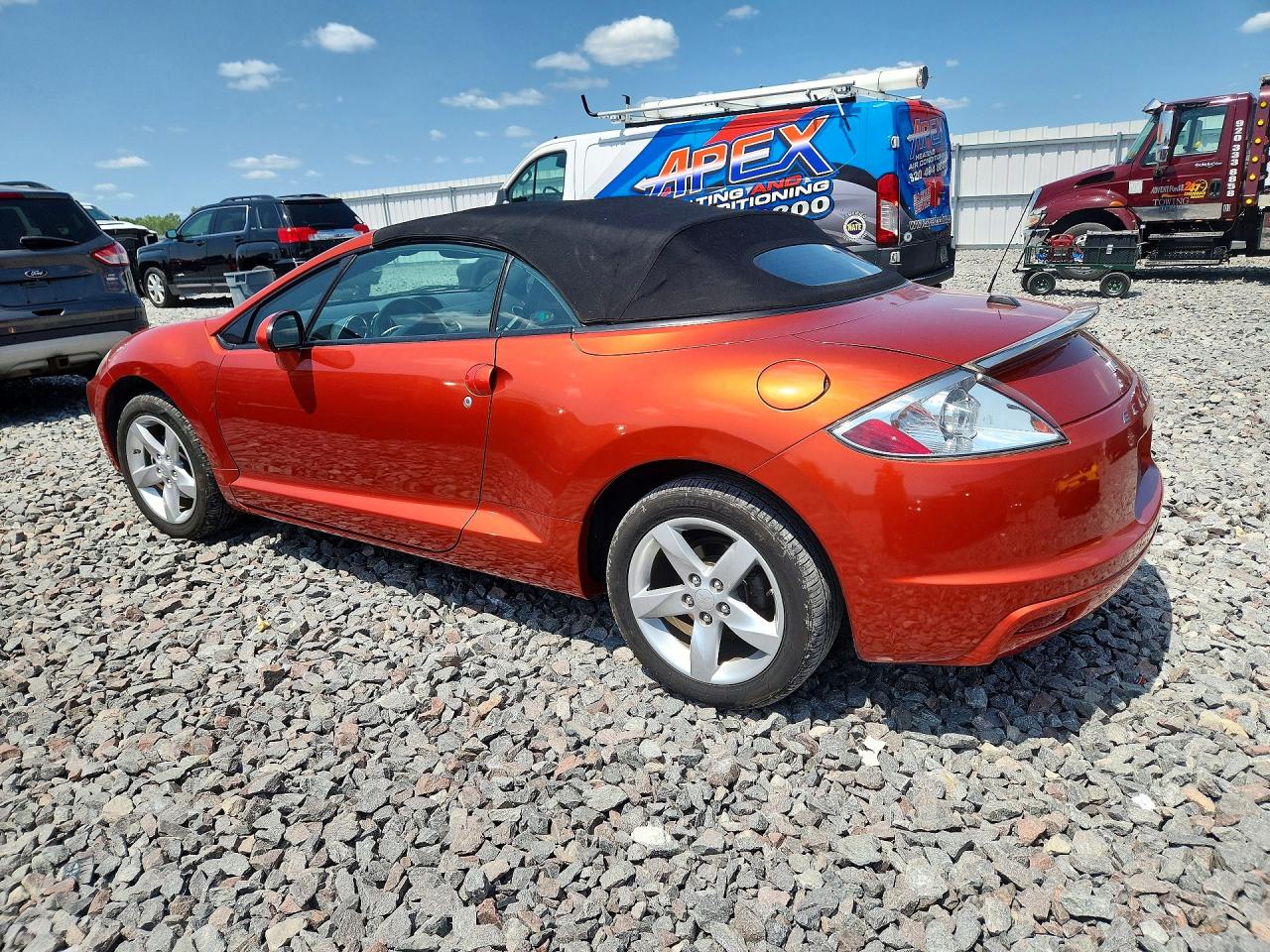 2009 Mitsubishi Eclipse Spyder Gs Orange vin: 4A3AL25F29E039948