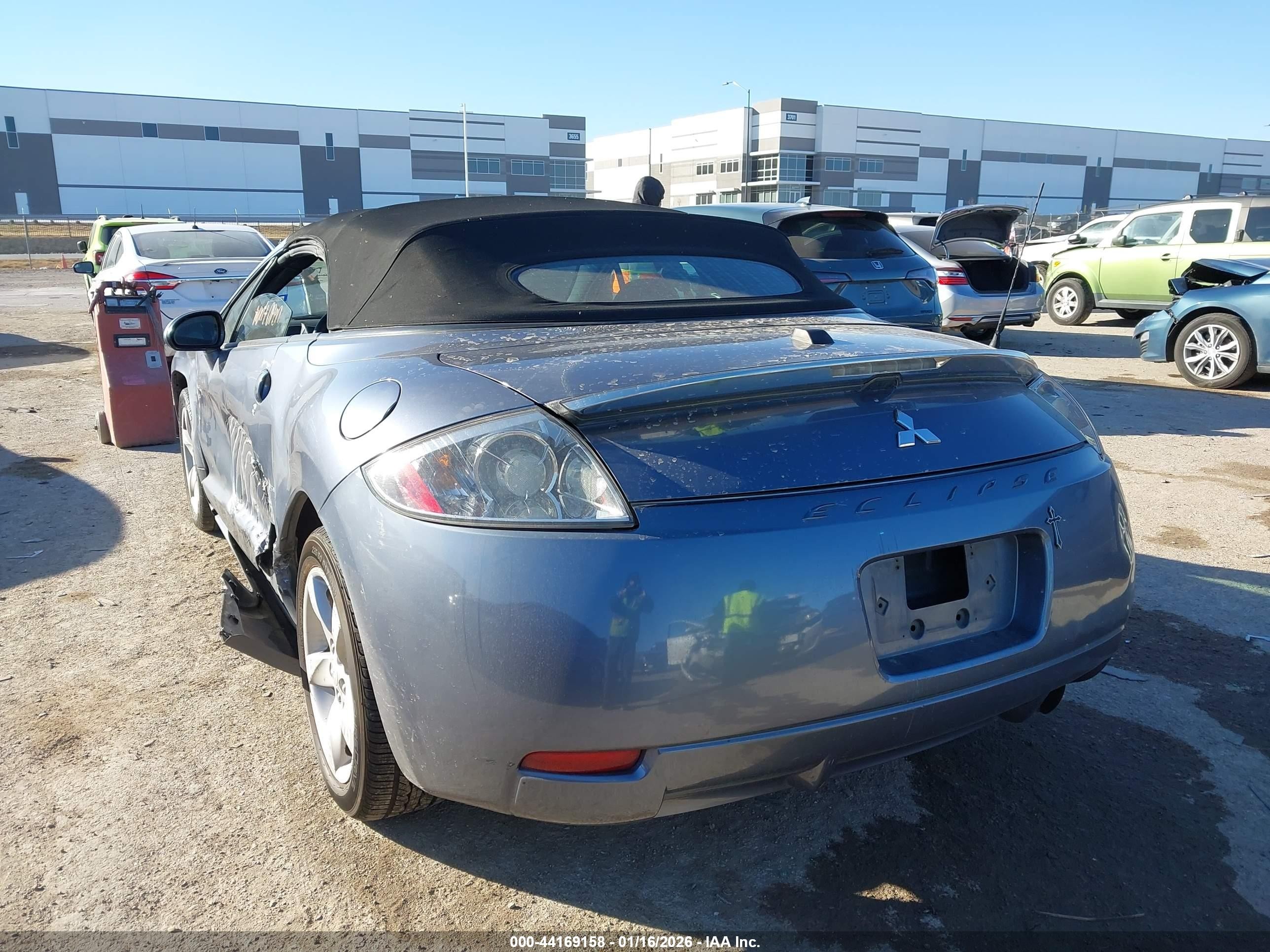 2008 Mitsubishi Eclipse Spyder Gs Blue vin: 4A3AL25F38E003216