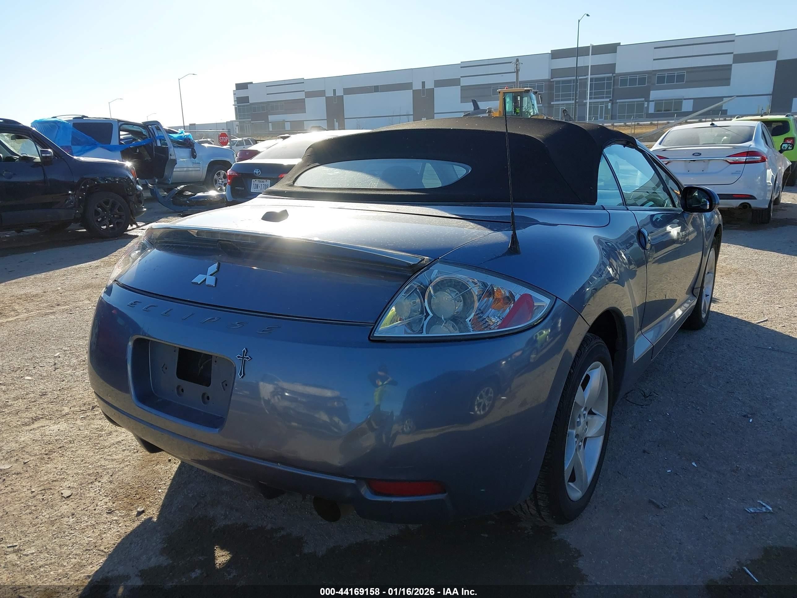 2008 Mitsubishi Eclipse Spyder Gs Blue vin: 4A3AL25F38E003216