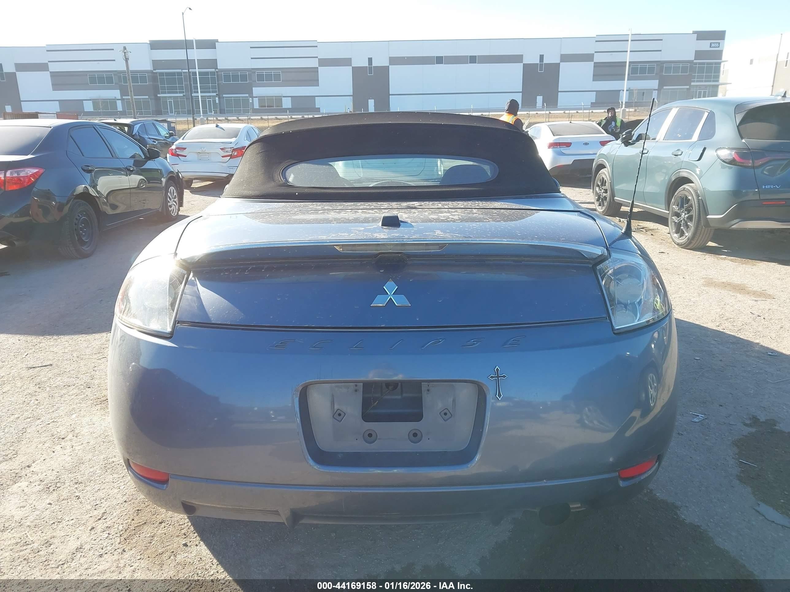 2008 Mitsubishi Eclipse Spyder Gs Blue vin: 4A3AL25F38E003216