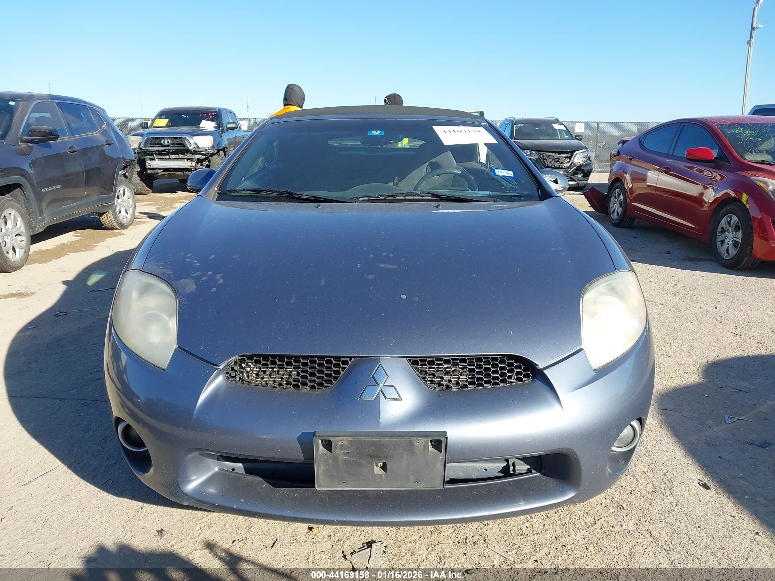2008 Mitsubishi Eclipse Spyder Gs Blue vin: 4A3AL25F38E003216