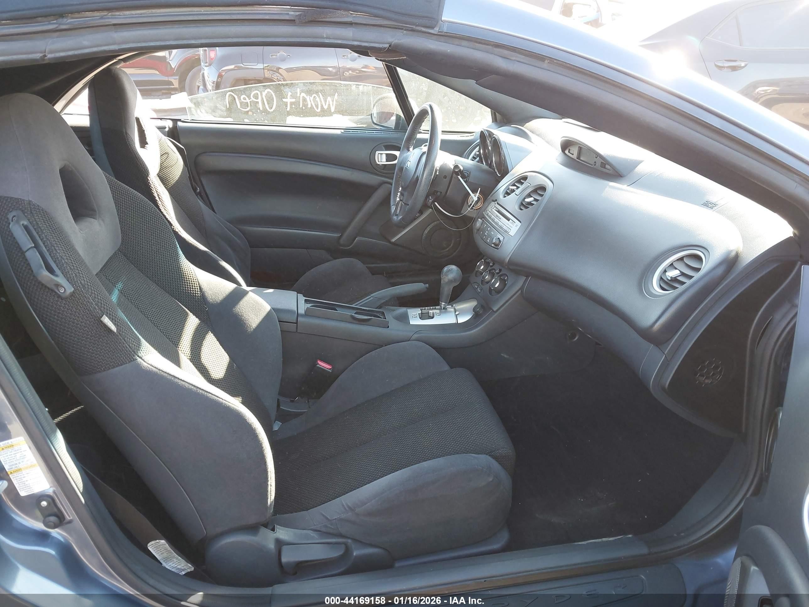 2008 Mitsubishi Eclipse Spyder Gs Blue vin: 4A3AL25F38E003216