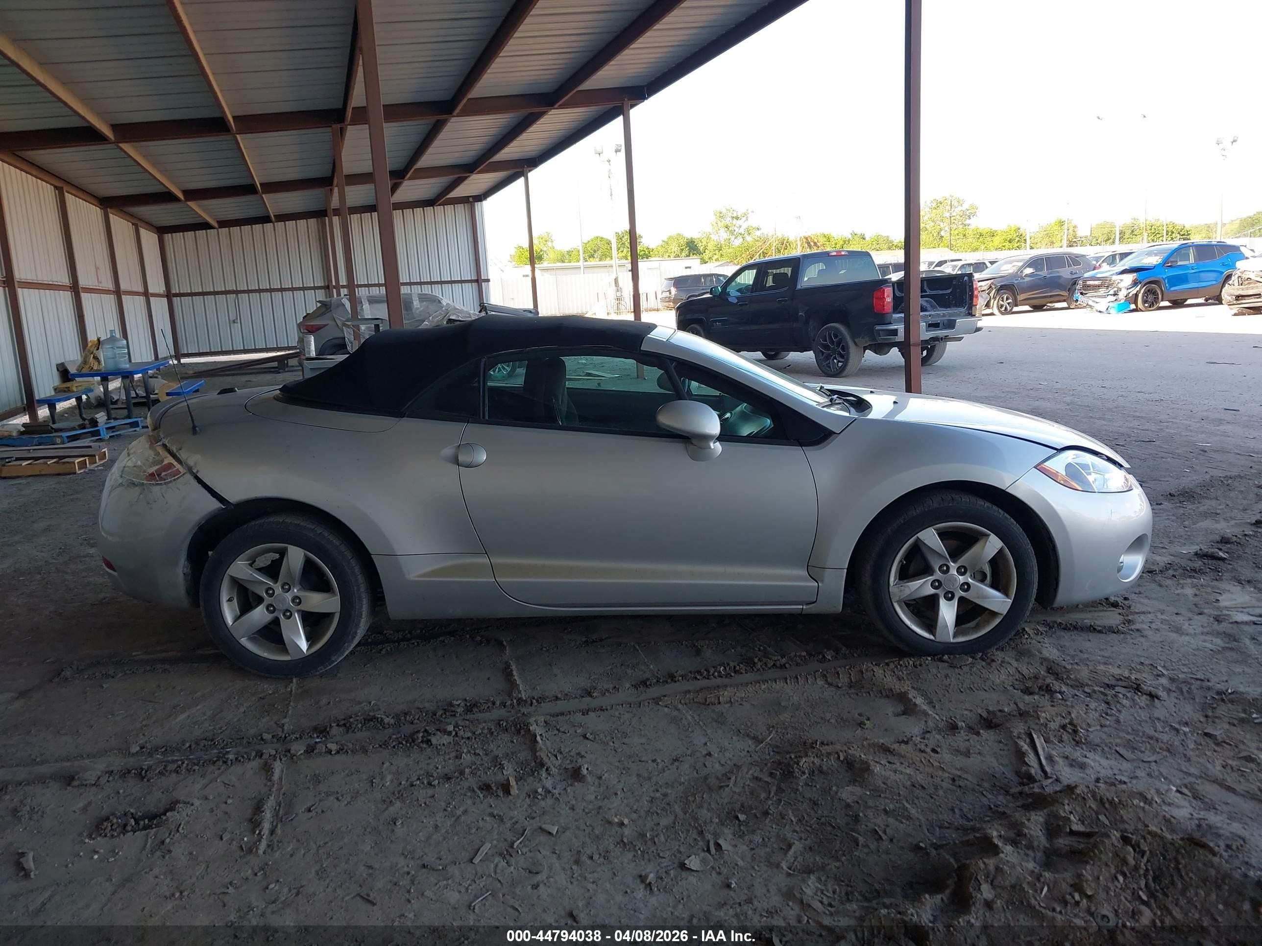 2008 Mitsubishi Eclipse Spyder Gs Silver vin: 4A3AL25F48E026990