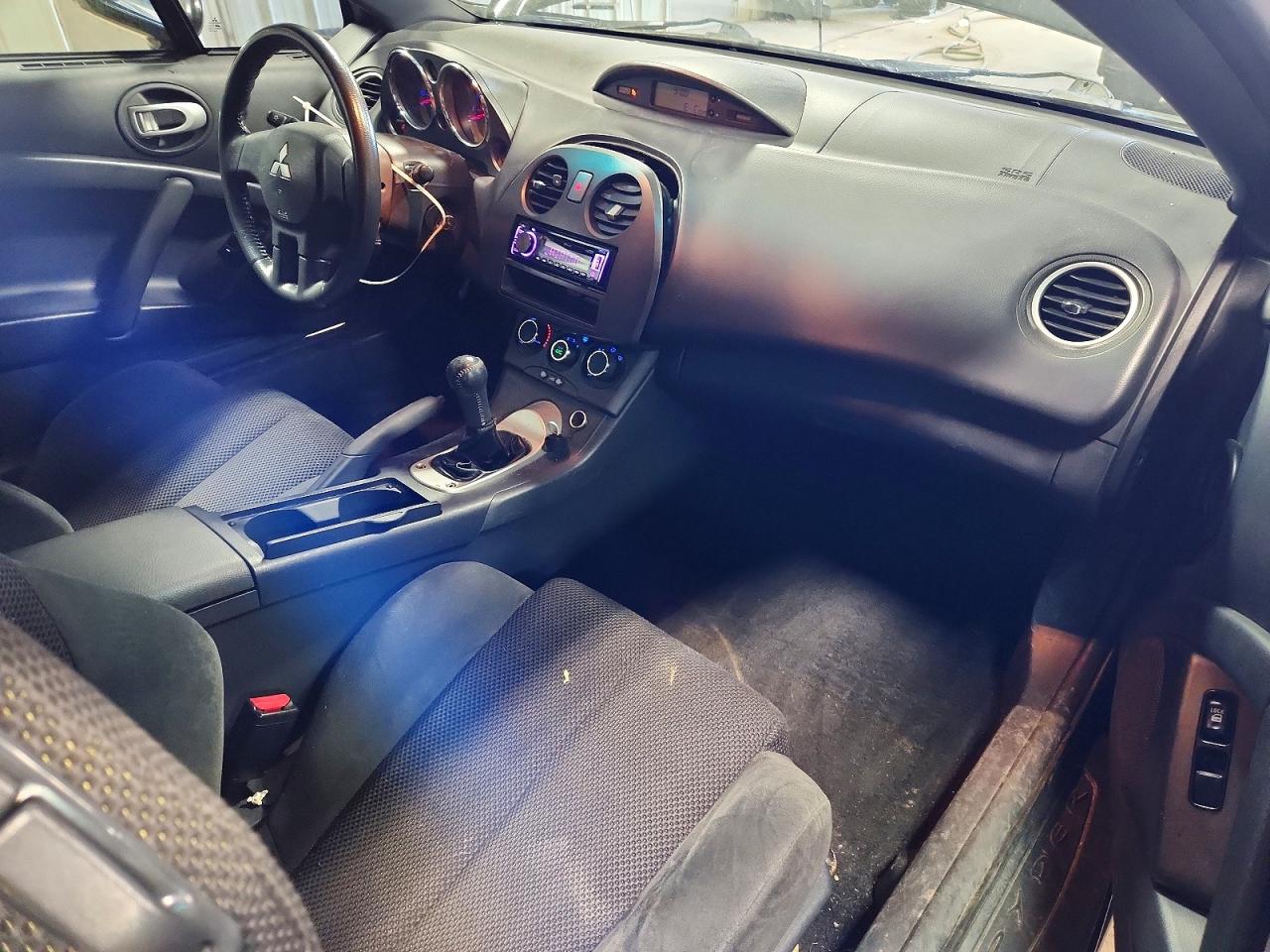 2008 Mitsubishi Eclipse Black vin: 4A3AL25F48E036905