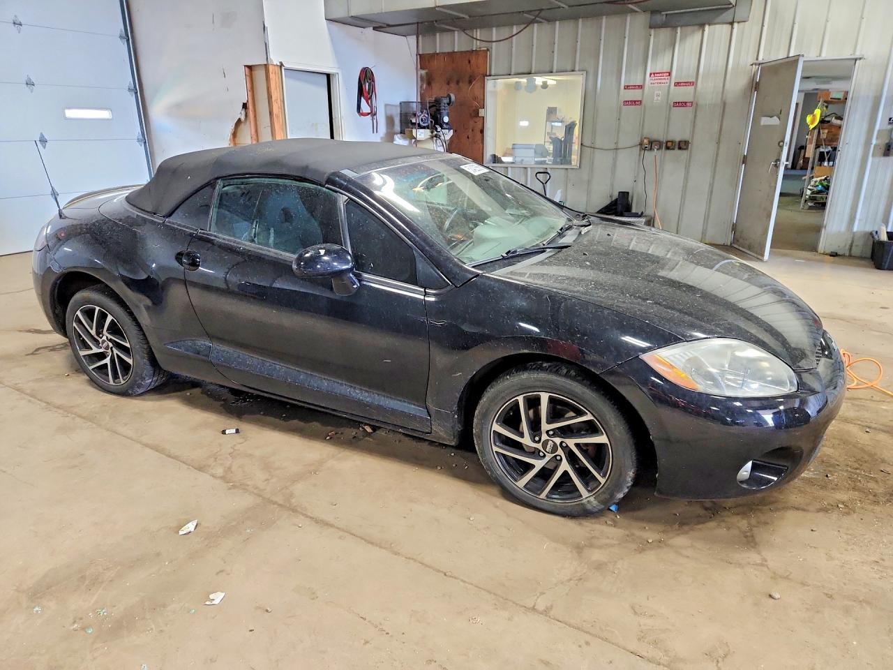 2008 Mitsubishi Eclipse Black vin: 4A3AL25F48E036905
